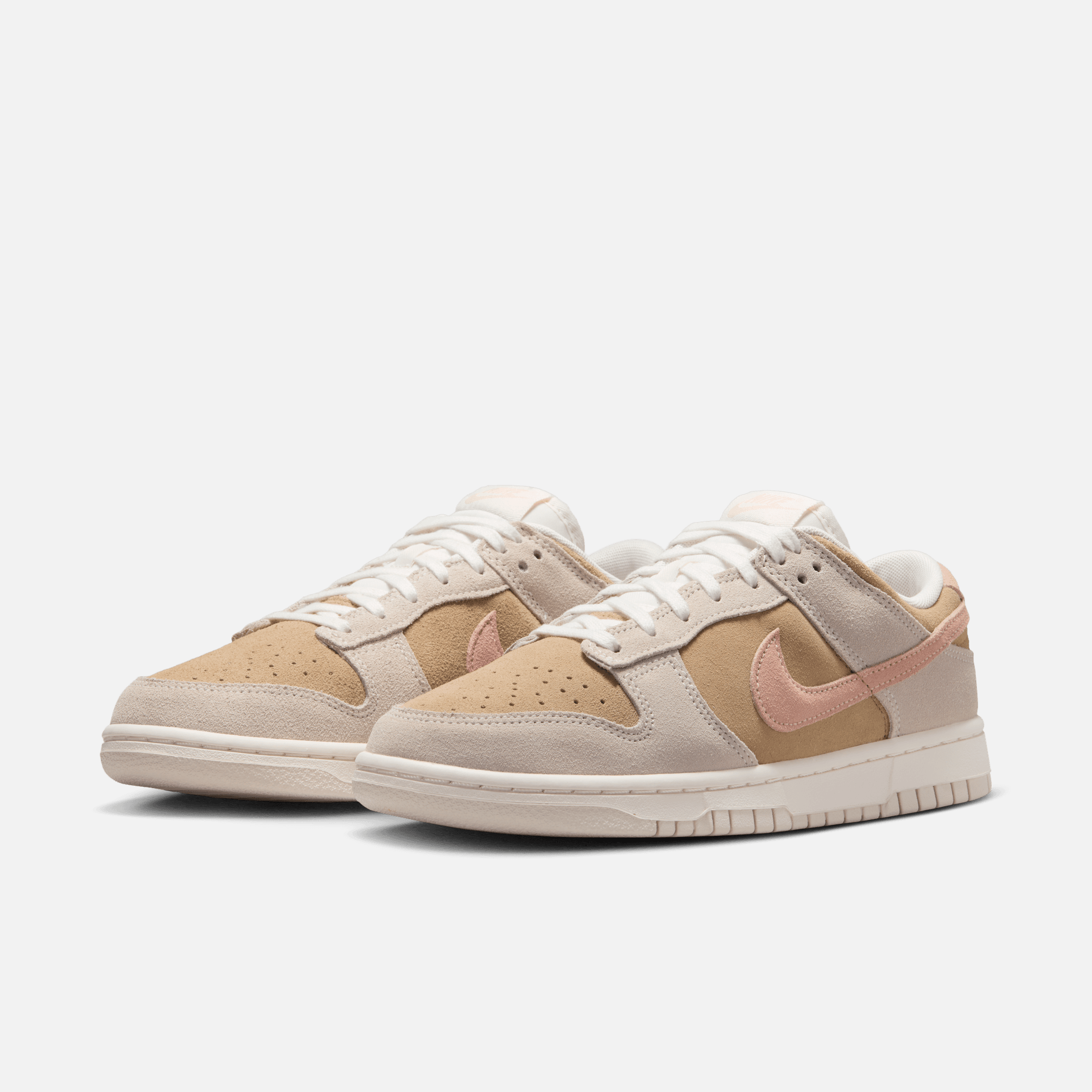 Nike Women's Dunk Low Suede Phantom Washed Coral