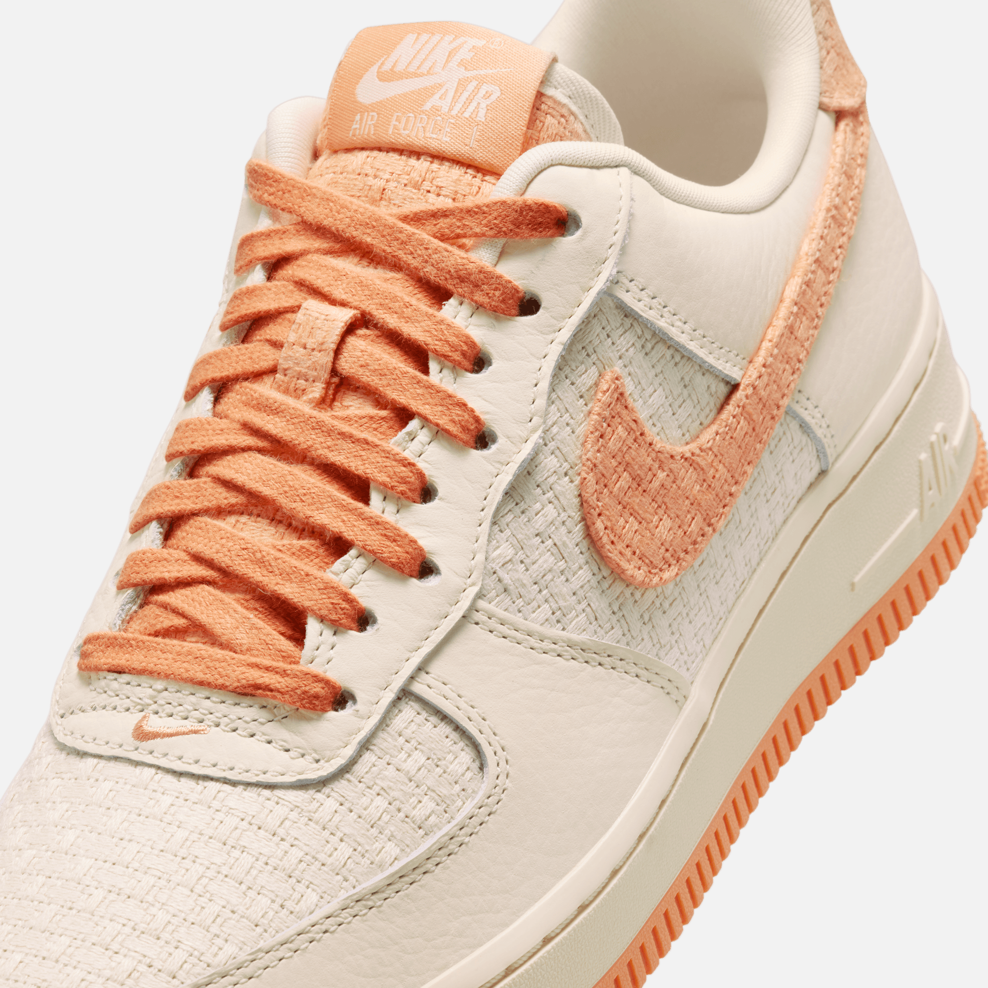 Nike Women's Air Force 1 Low Jute Weave Copper Moon