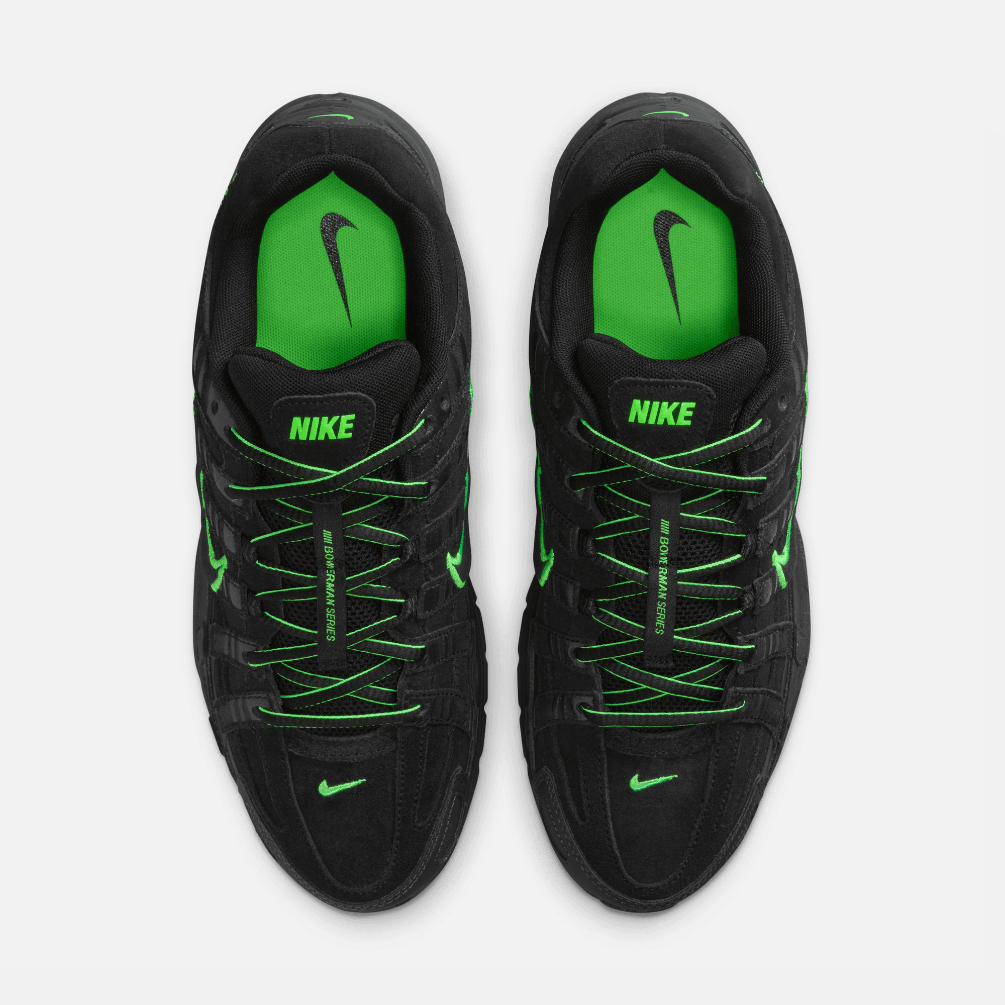 Nike P-6000 Premium Black Green Strike