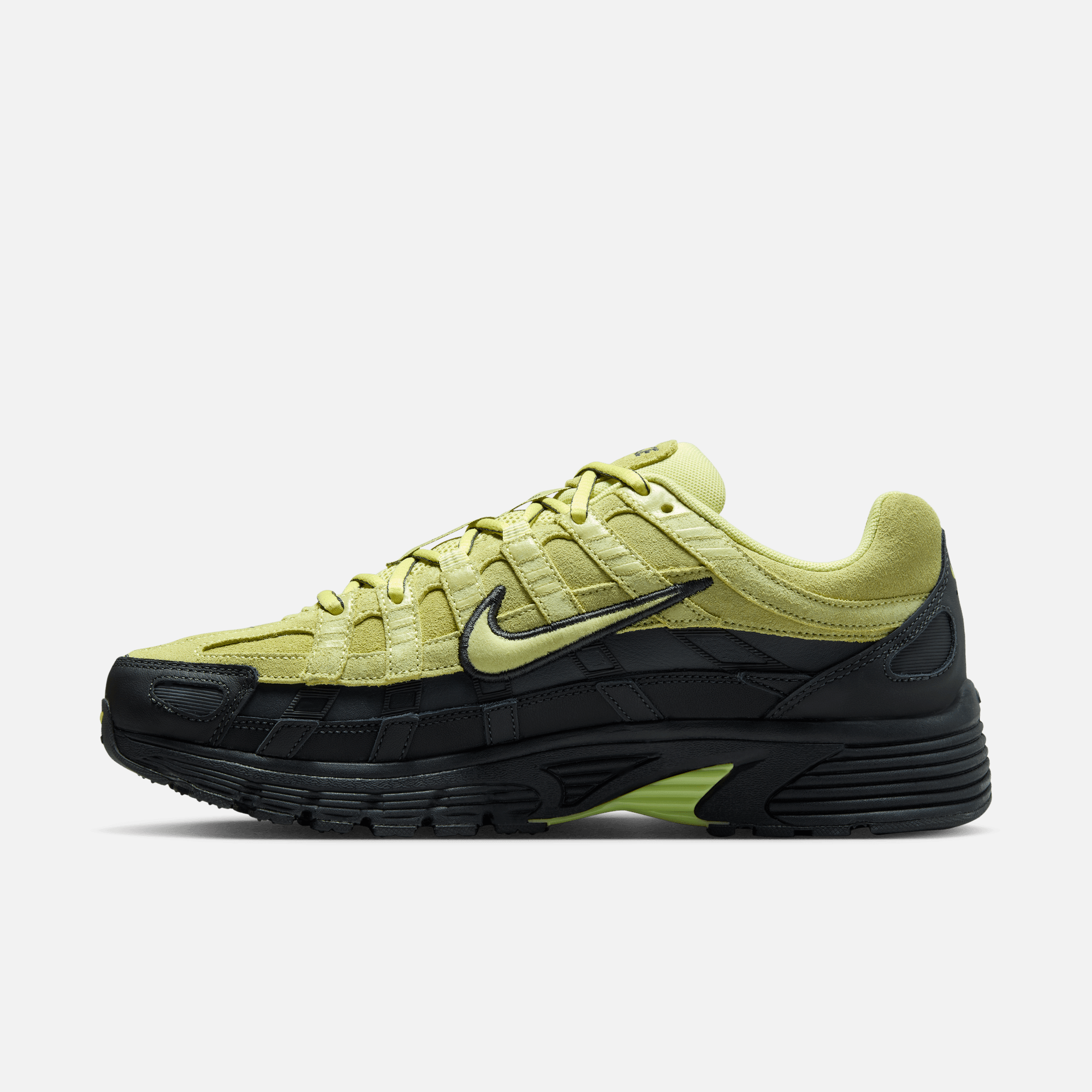 Nike P-6000 Premium Limelight Dark Smoke Grey