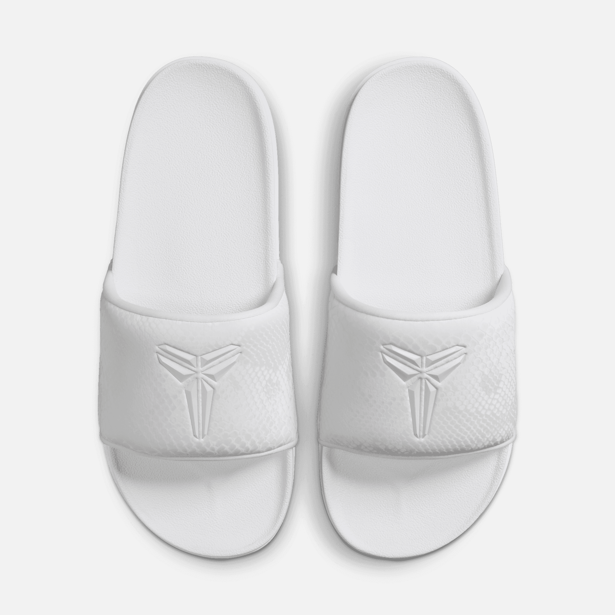 Nike Kobe Offcourt Triple White Slides