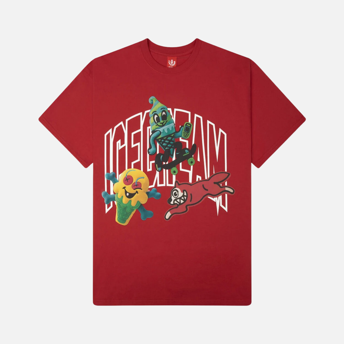 Ice Cream Red Marshmallow T-Shirt