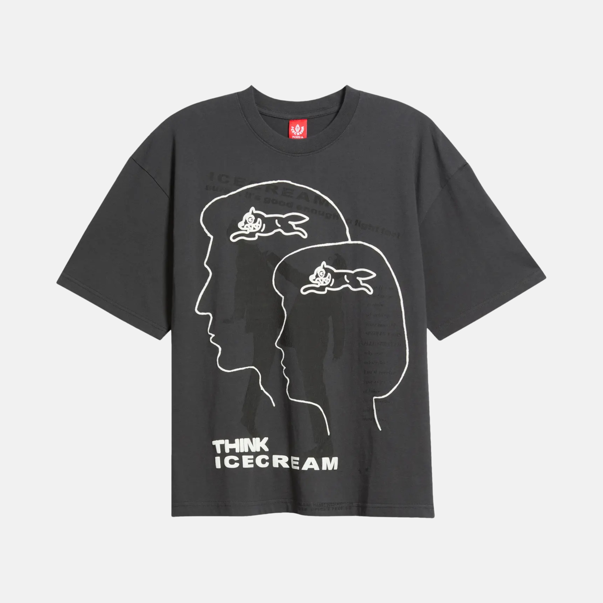 Ice Cream Charcoal Art Apricot SS T-Shirt