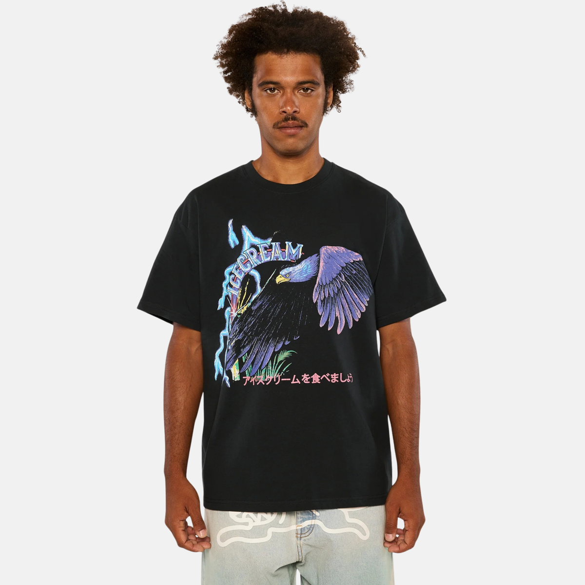 Ice Cream Powers Black T-Shirt