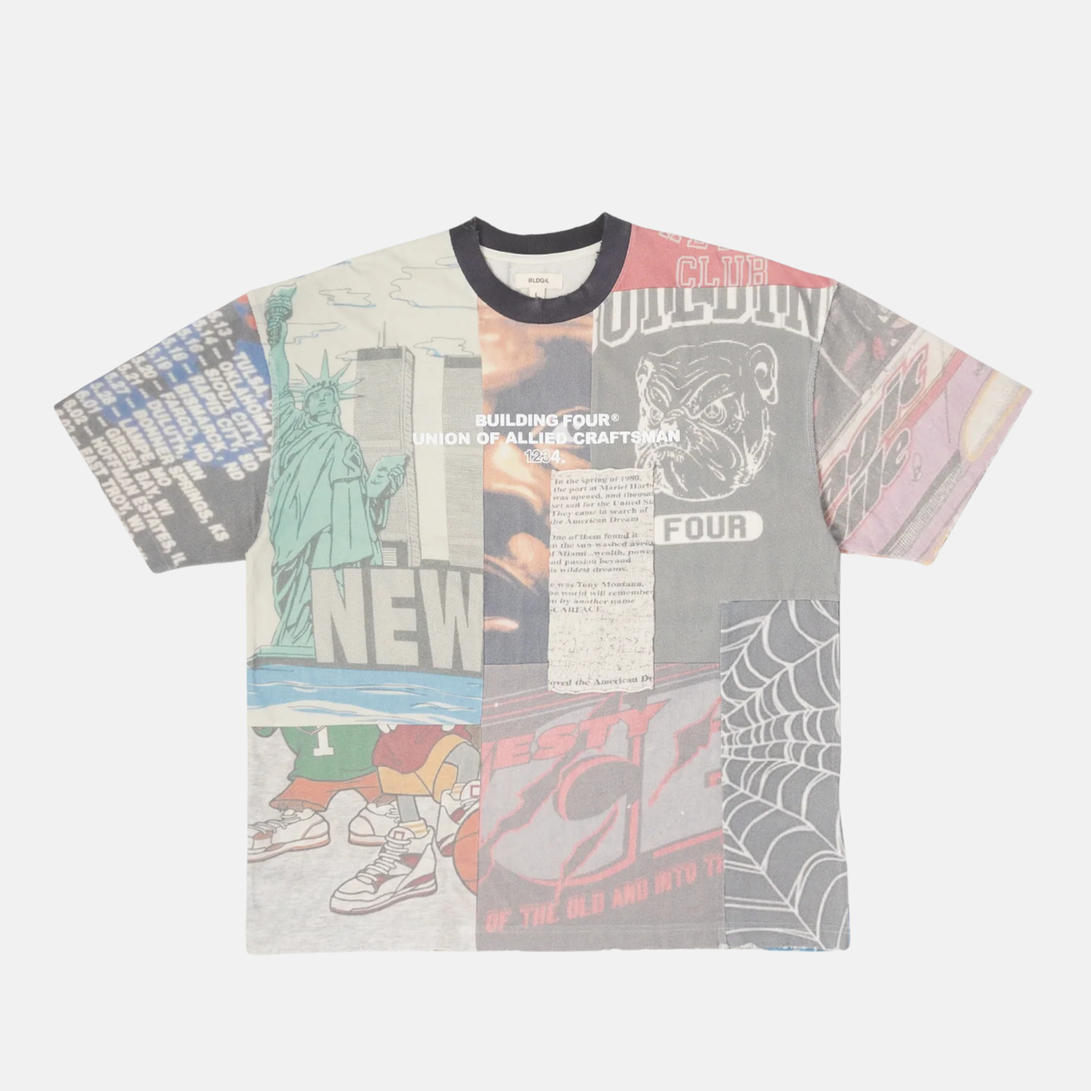 BLDG4 Antique White Layer T-Shirt