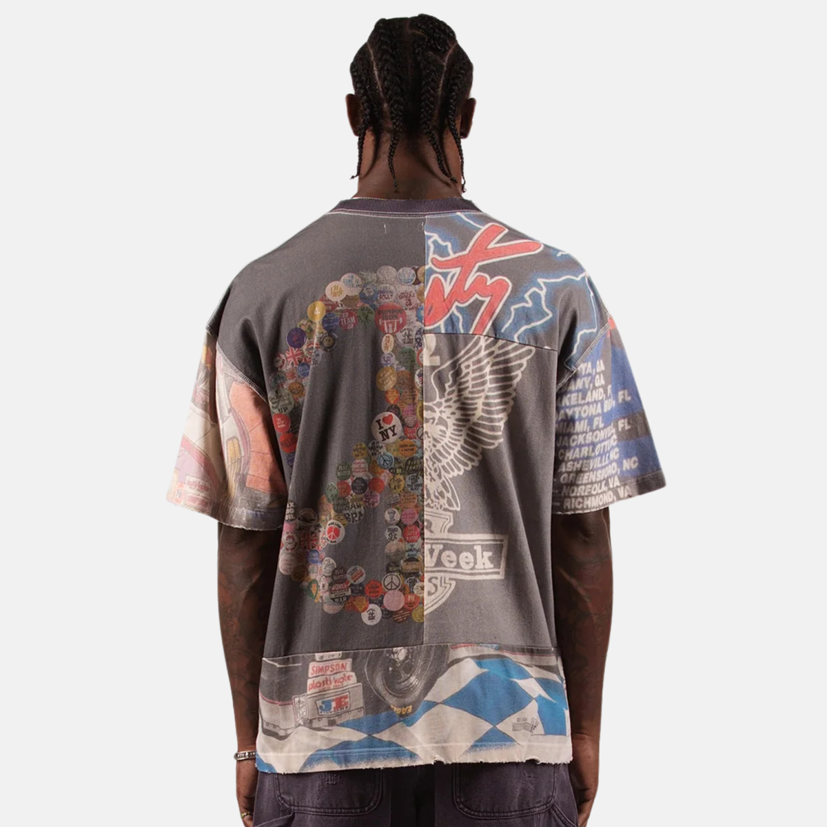 BLDG4 Antique White Layer T-Shirt