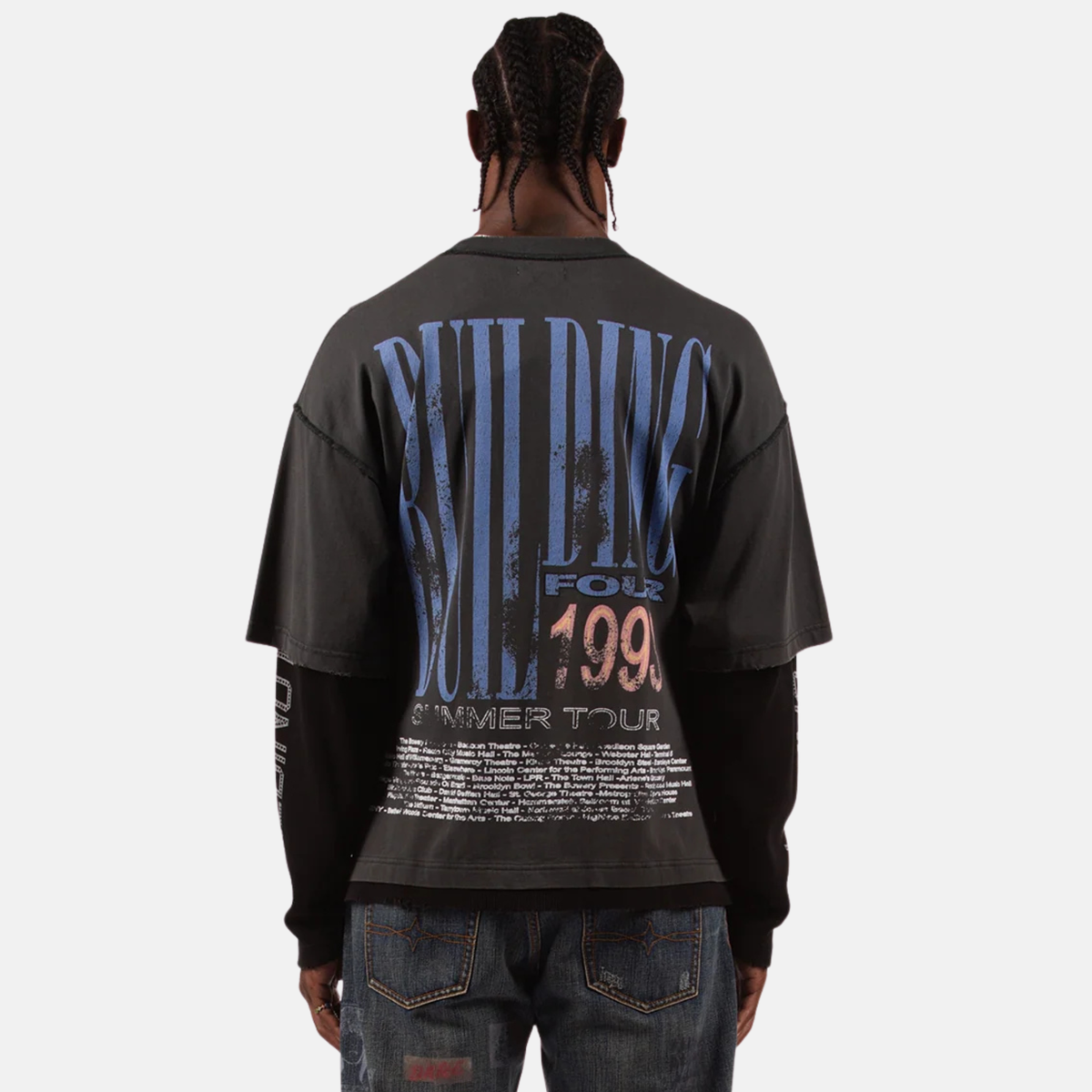 BLDG4 Black Joisted T-Shirt