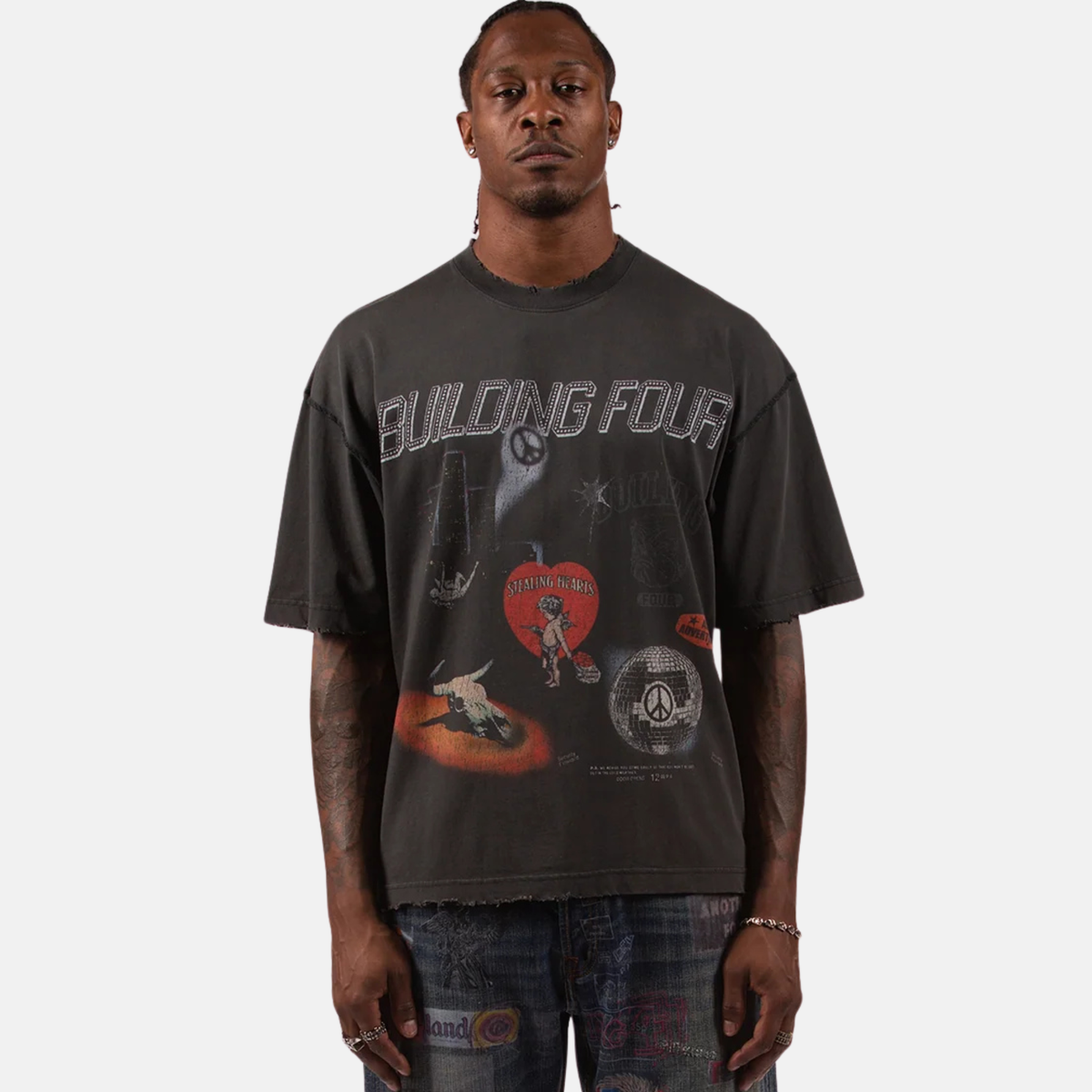 BLDG4 Black Precast T-Shirt