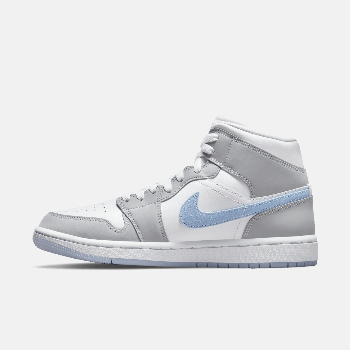 Air Jordan Women's 1 Mid 'Aluminum'