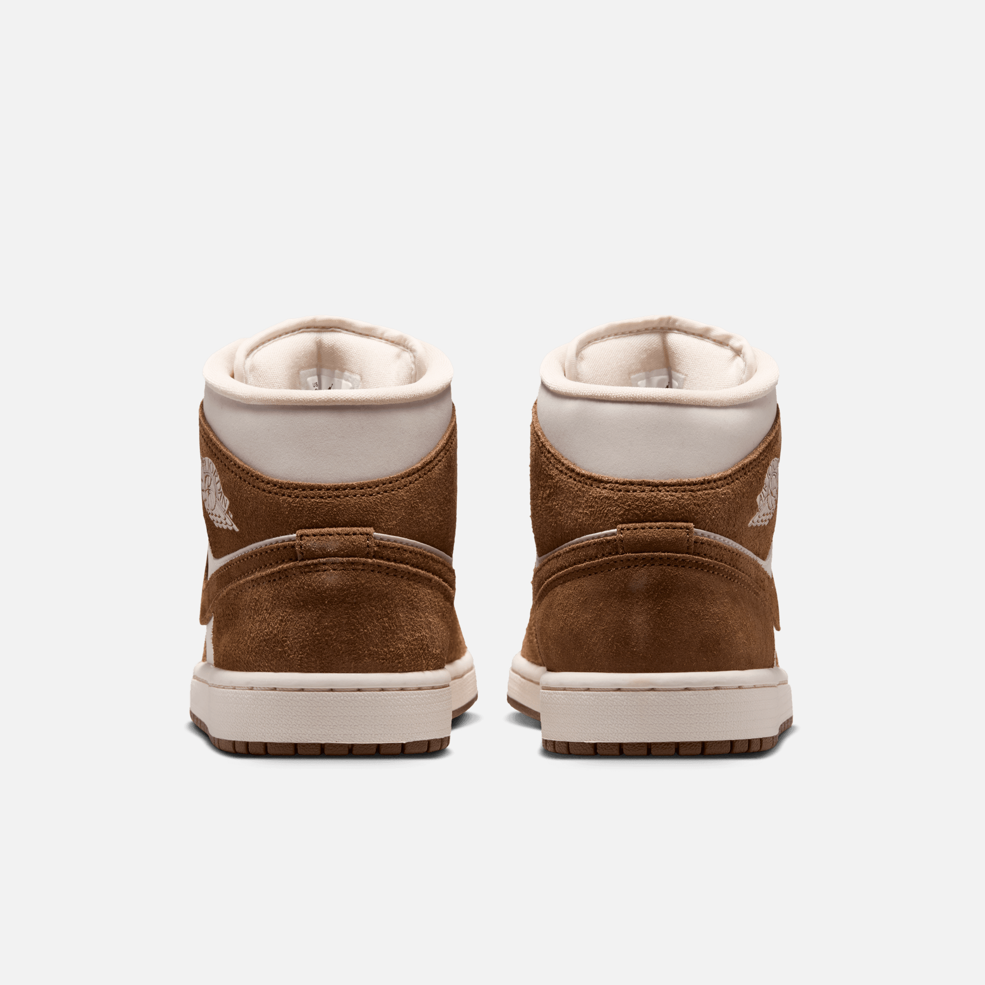 Air Jordan Women's 1 Mid Light British Tan Chalk