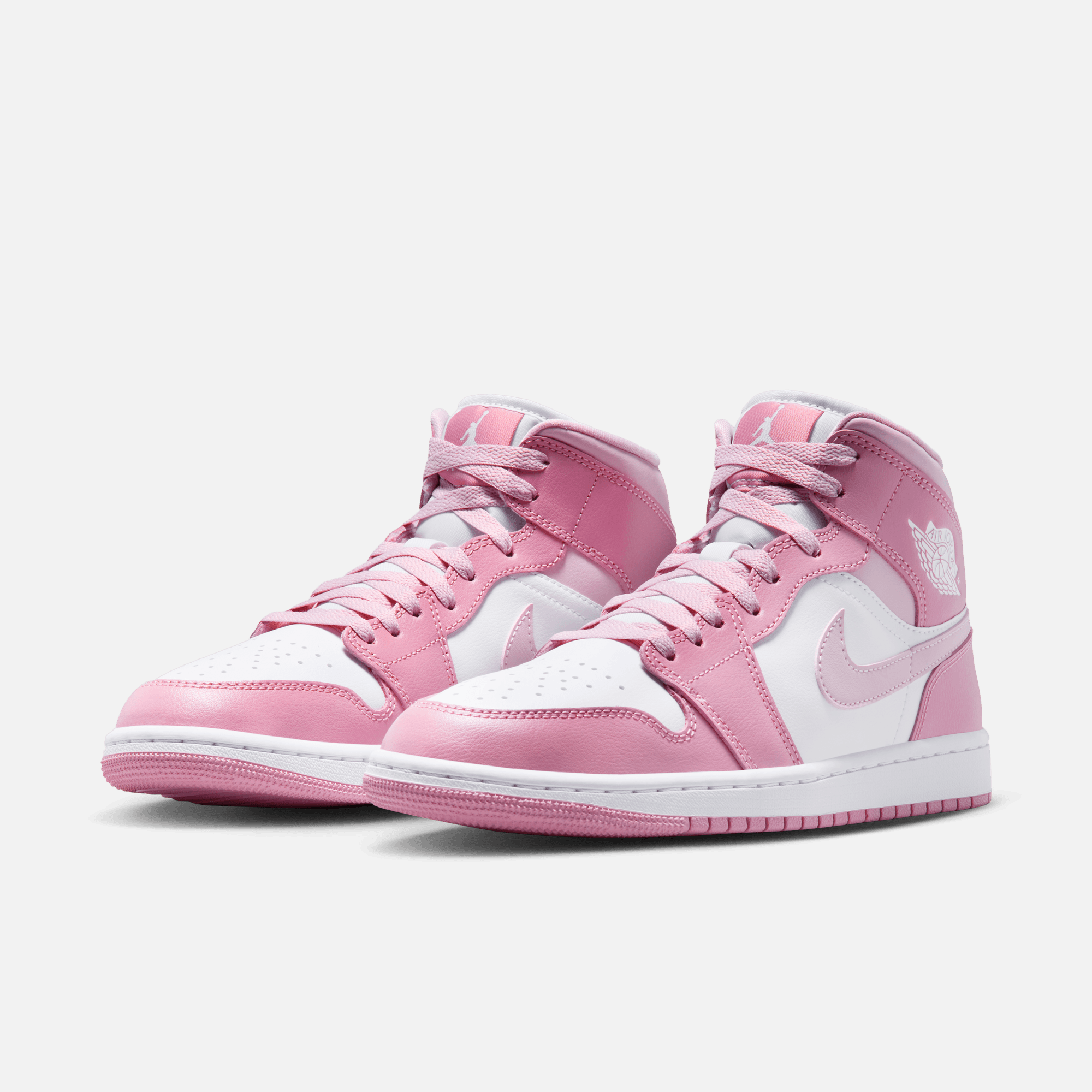 Air Jordan Women's 1 Mid Elemental Pink Iced Carmine