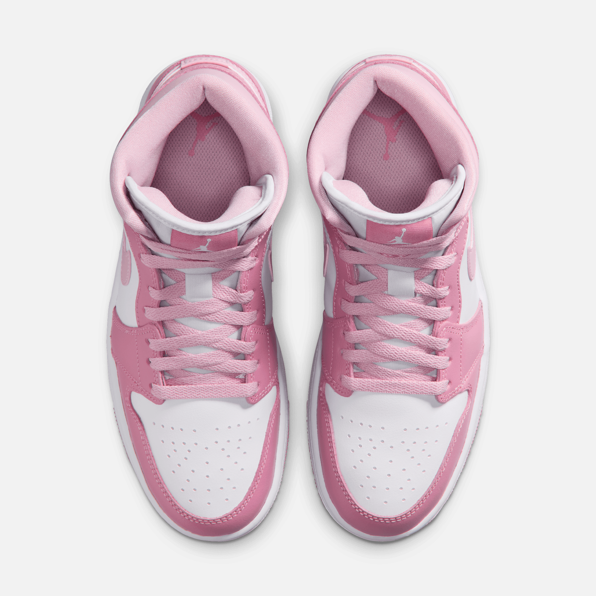 Air Jordan Women's 1 Mid Elemental Pink Iced Carmine