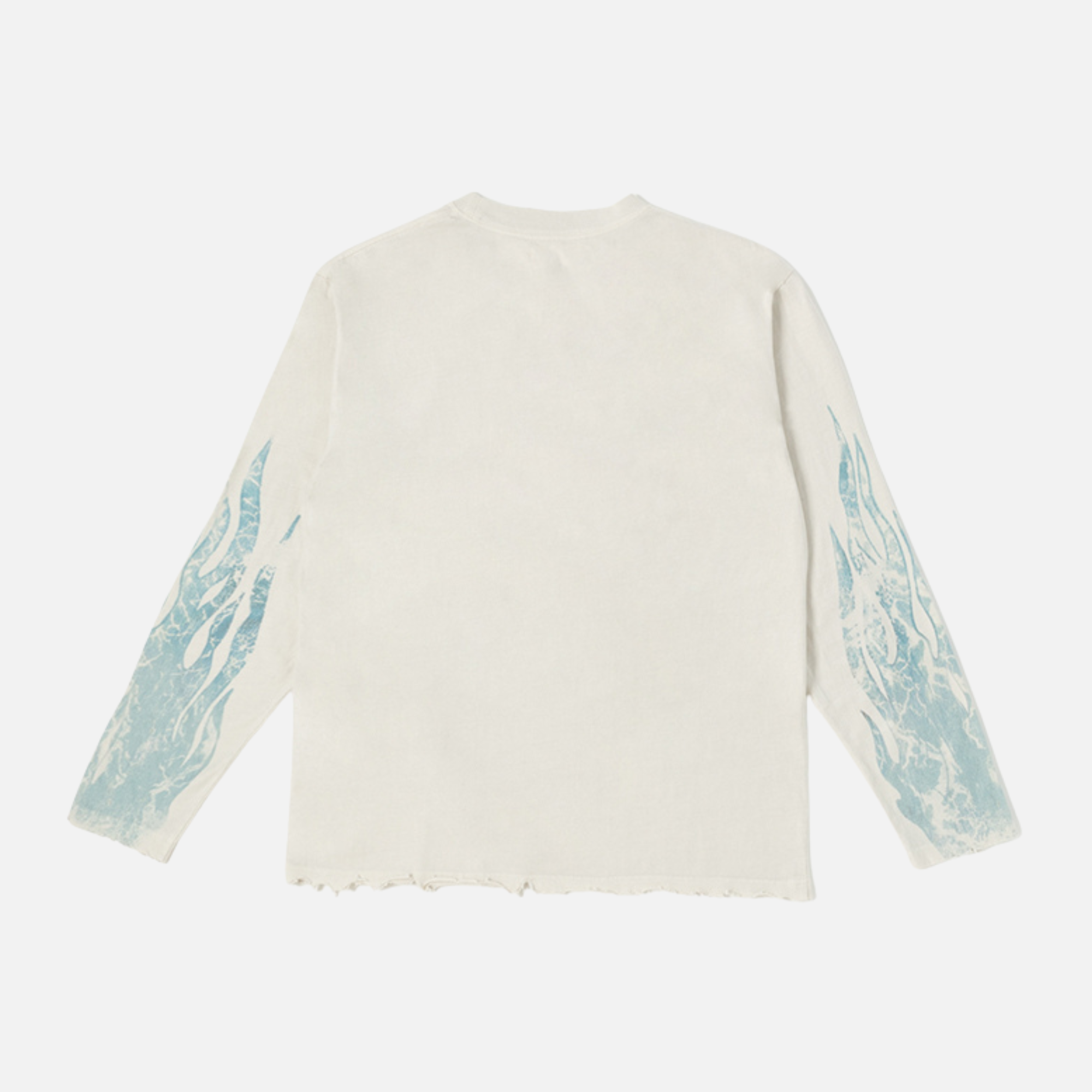 BLDG4 Antique White Lit LS Knit T-Shirt