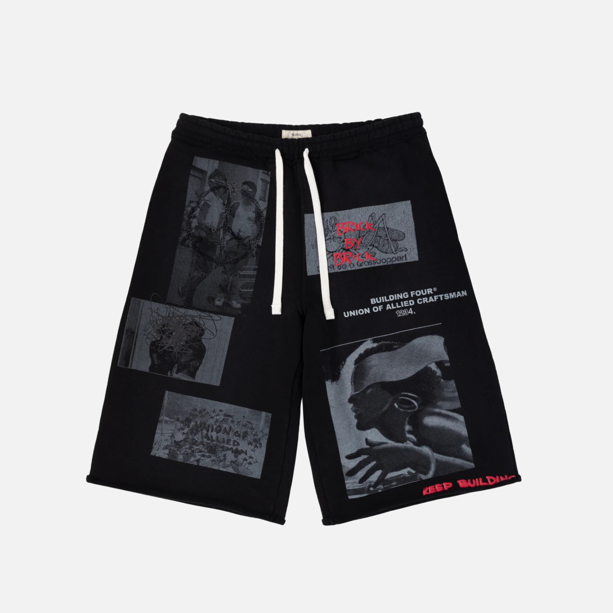 BLDG4 Black Palace Shorts