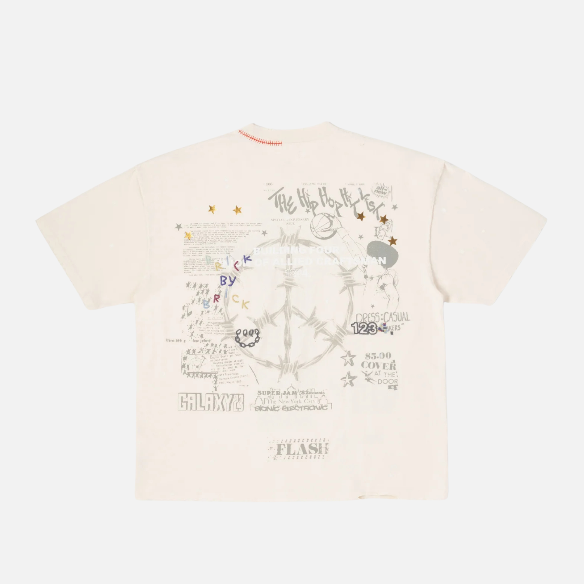 BLDG4 Antique White National Knit T-Shirt