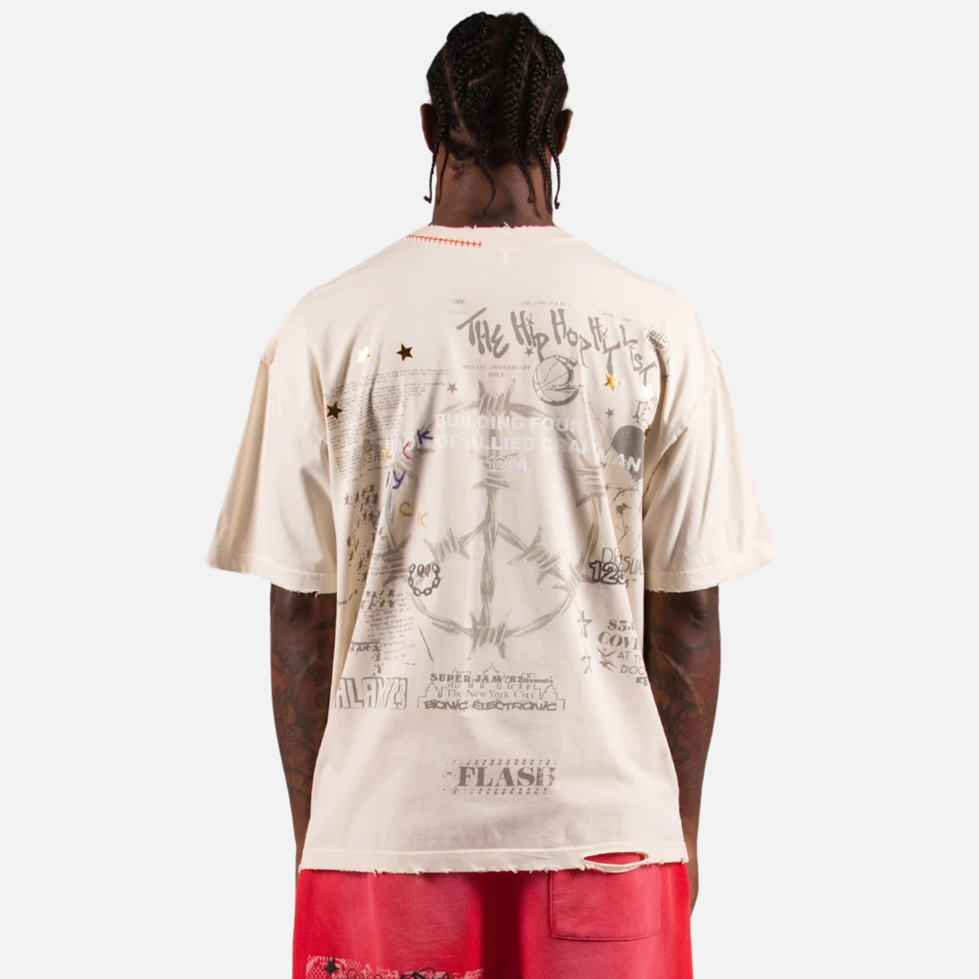 BLDG4 Antique White National Knit T-Shirt