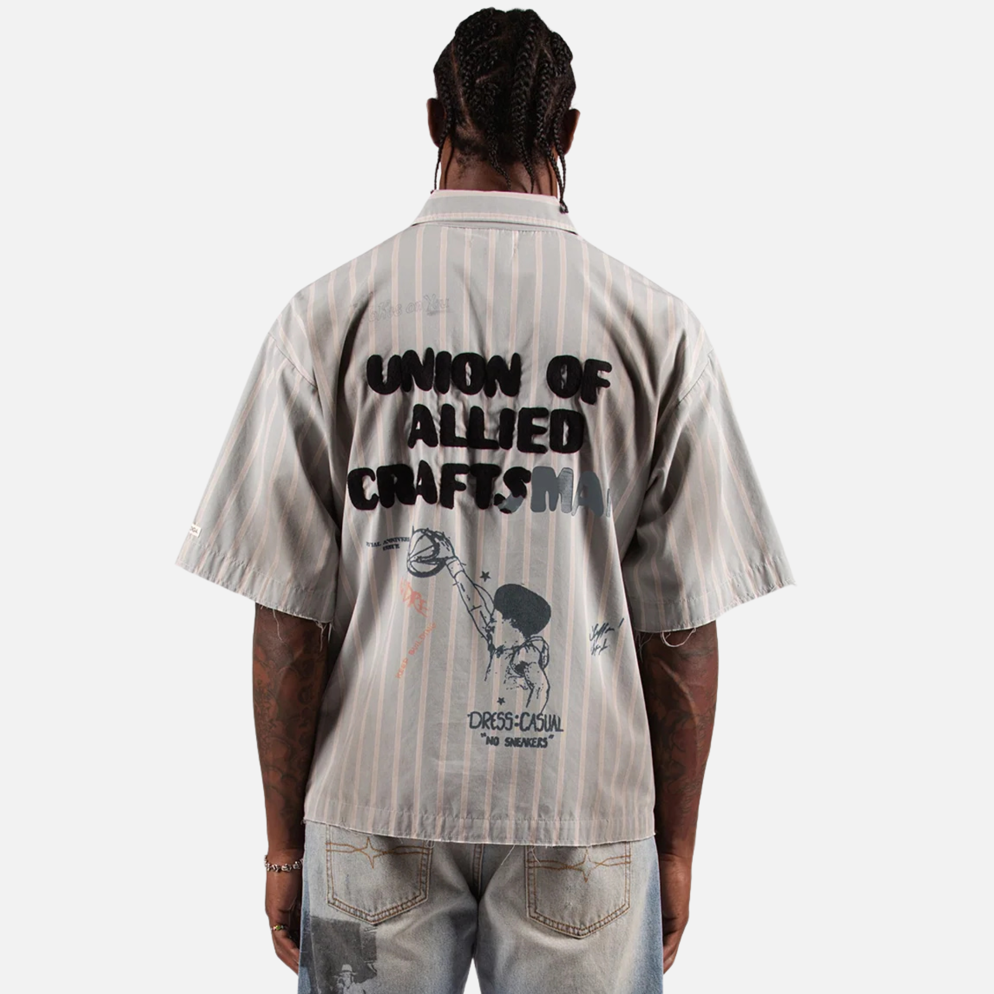 BLDG4 Cathedral Woven Button-Down Shirt