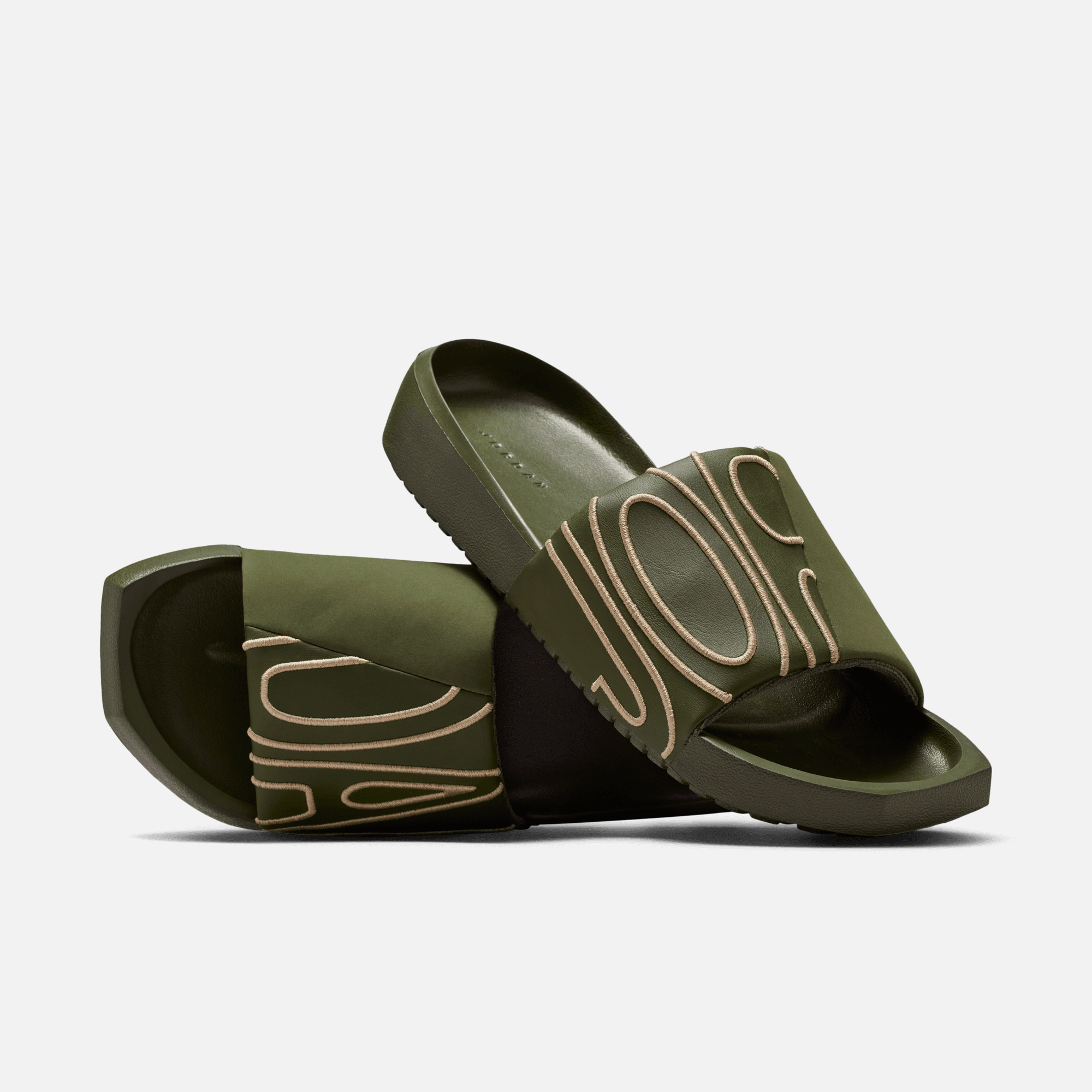 Air Jordan Women's NOLA Slides Cargo Khaki