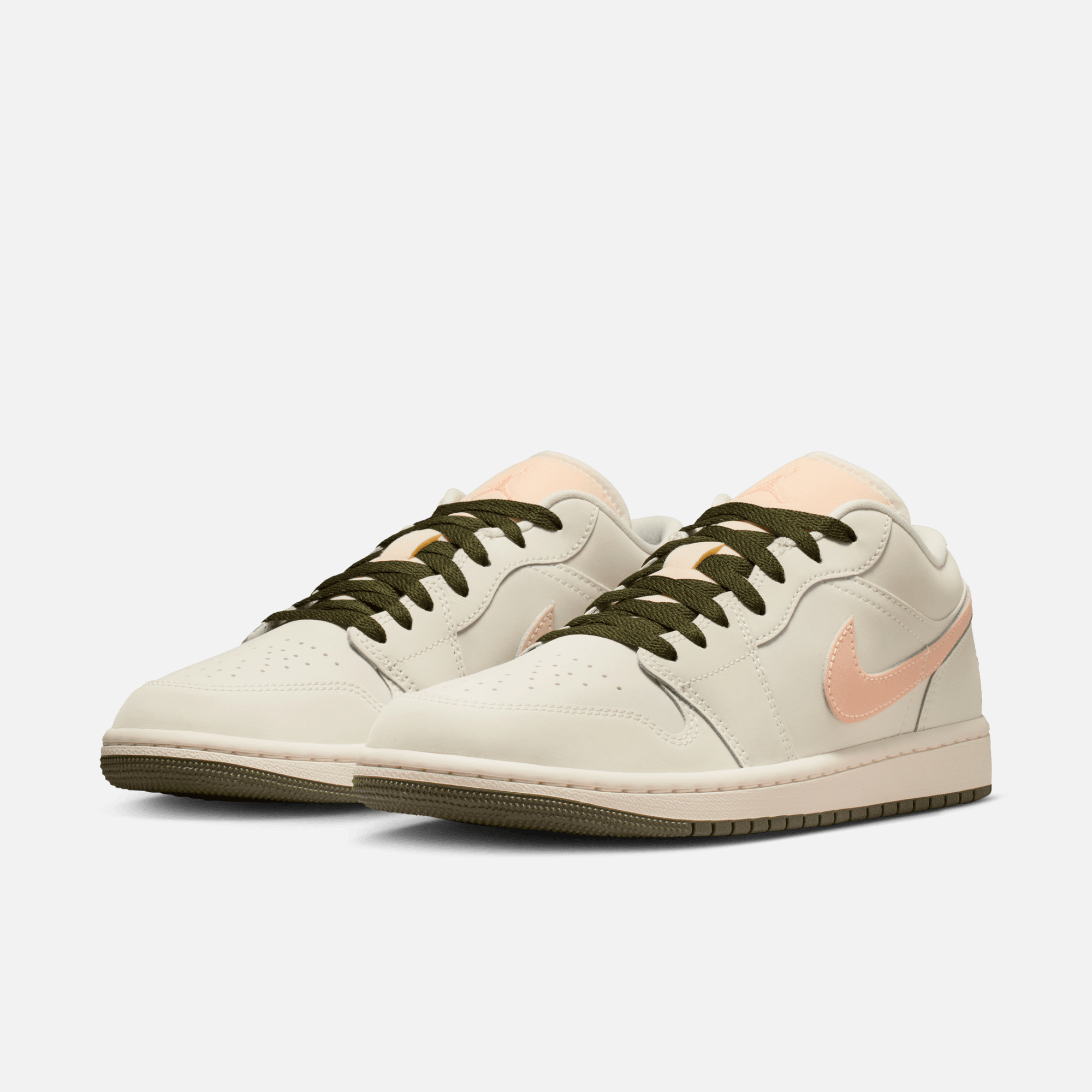Air Jordan Women's 1 Low Sail Crimson Tint