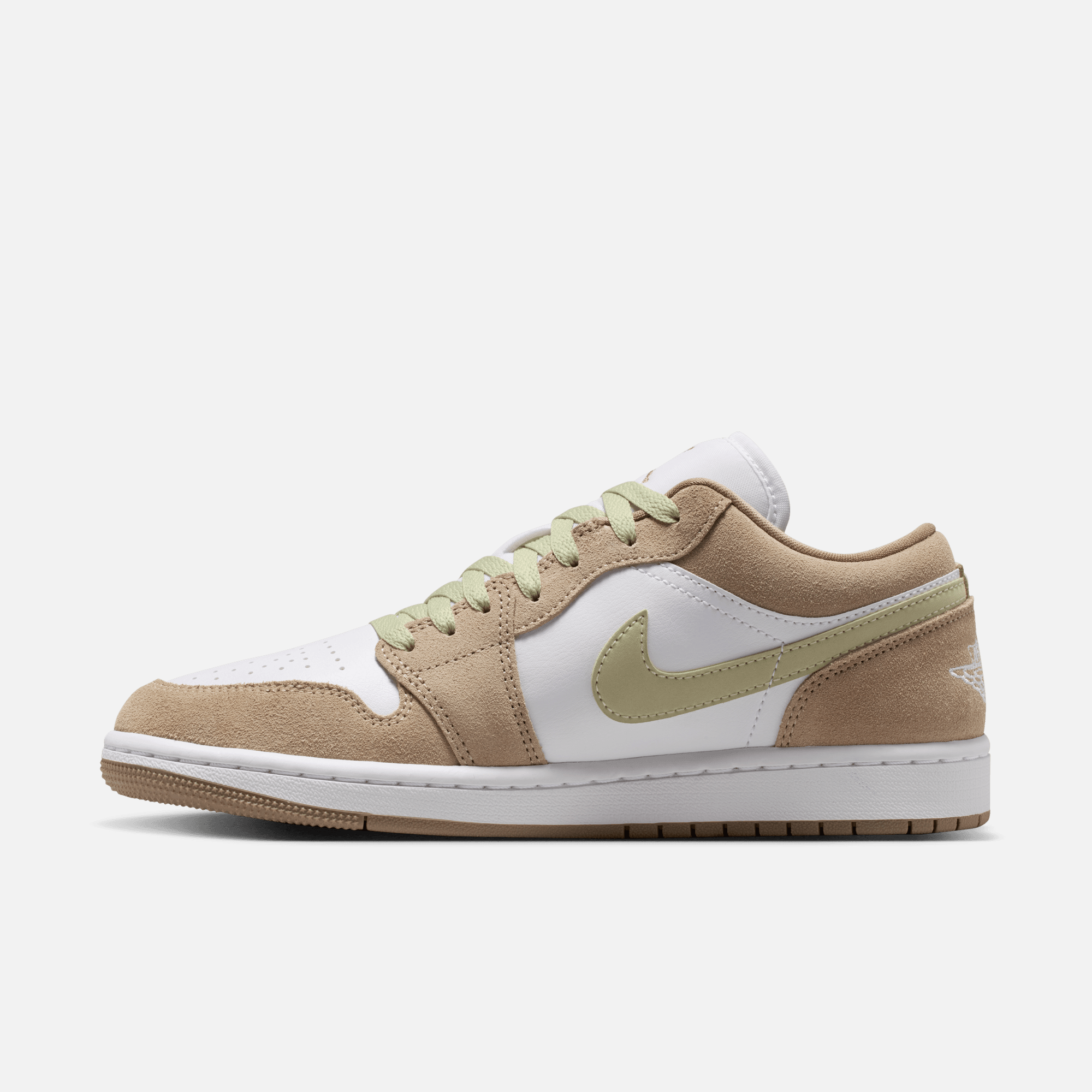 Air Jordan Women's 1 Low Khaki Olive Aura