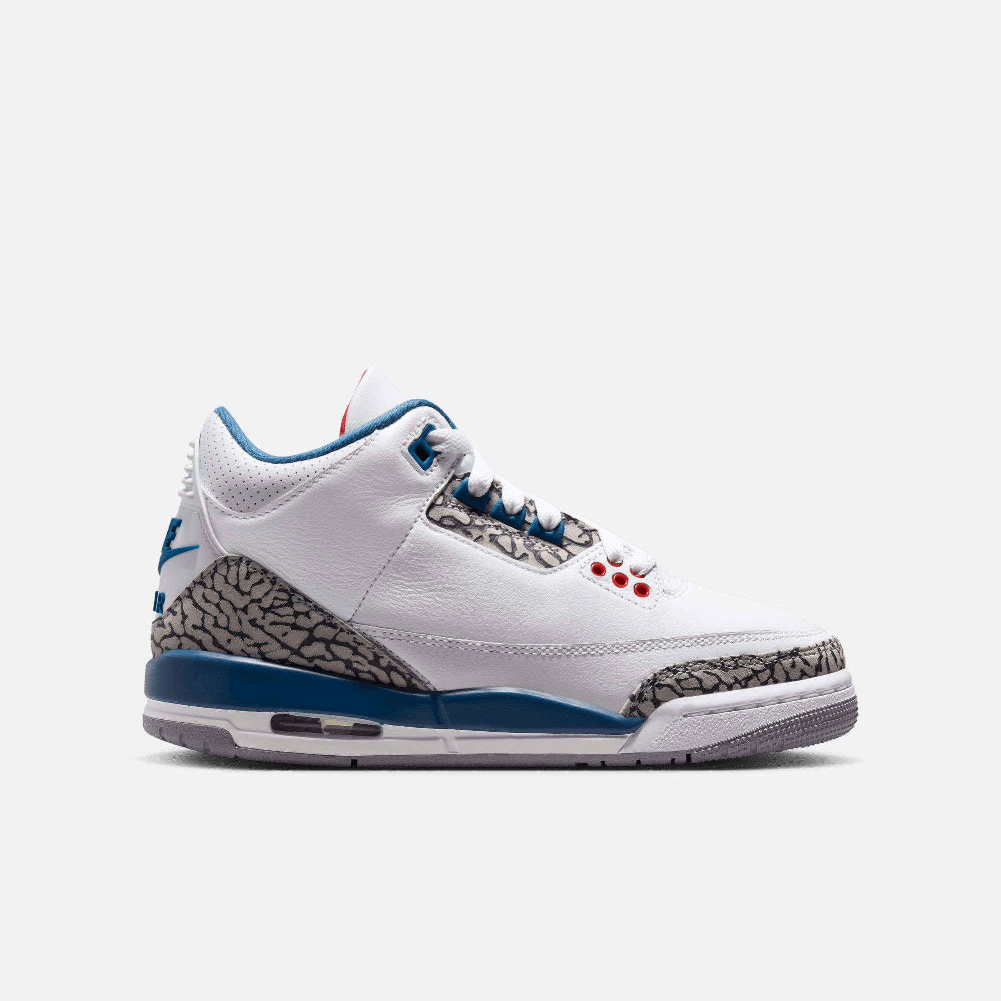 Air Jordan Big Kids' 3 Retro True Blue (GS)