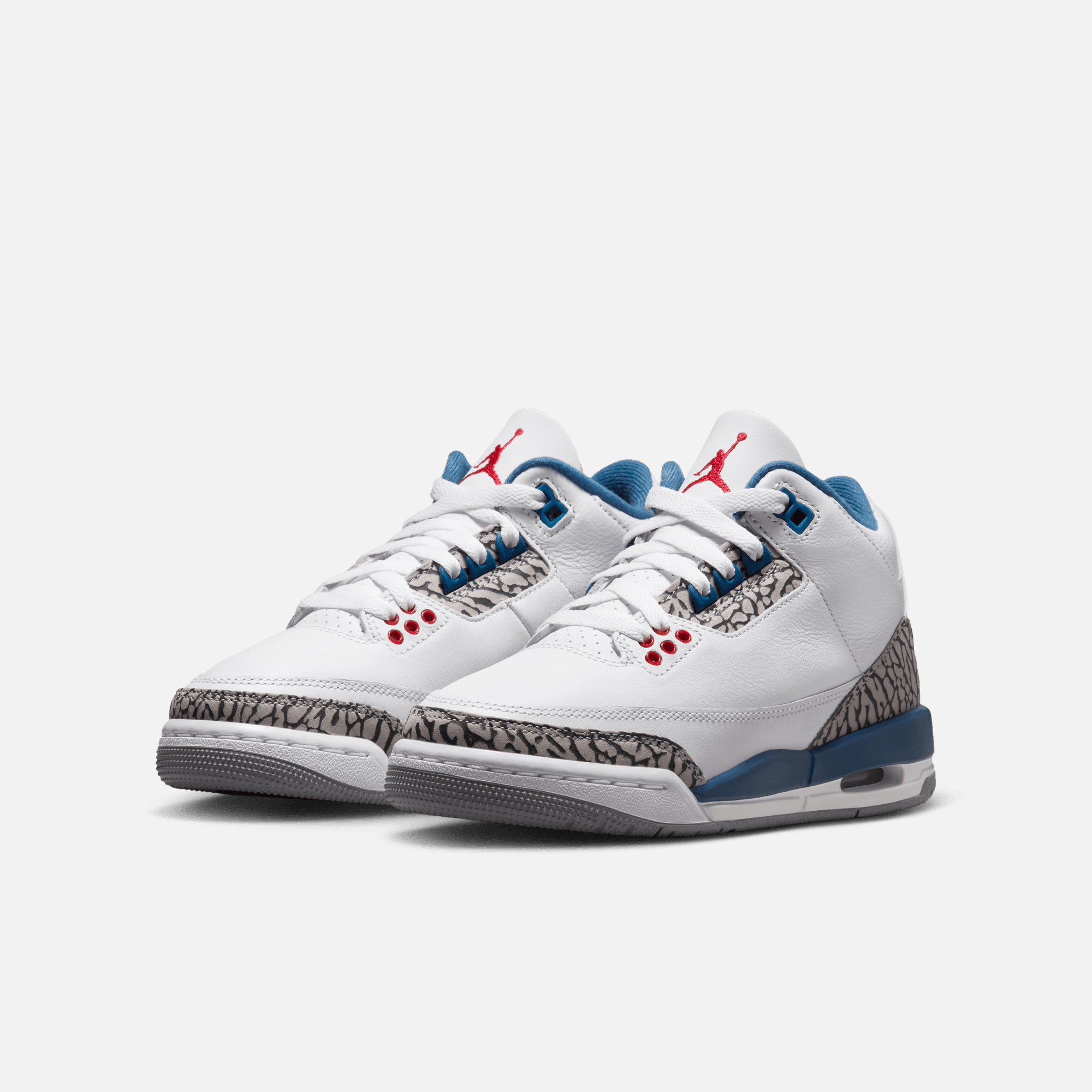 Air Jordan Big Kids' 3 Retro True Blue (GS)