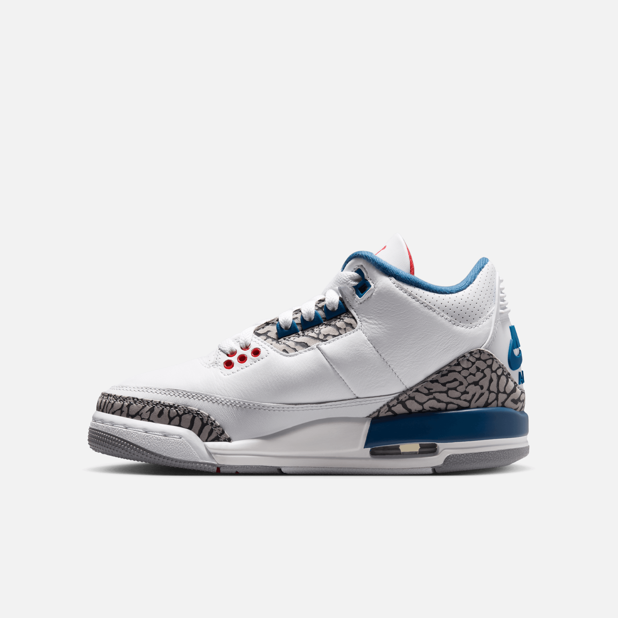 Air Jordan Big Kids' 3 Retro True Blue (GS)