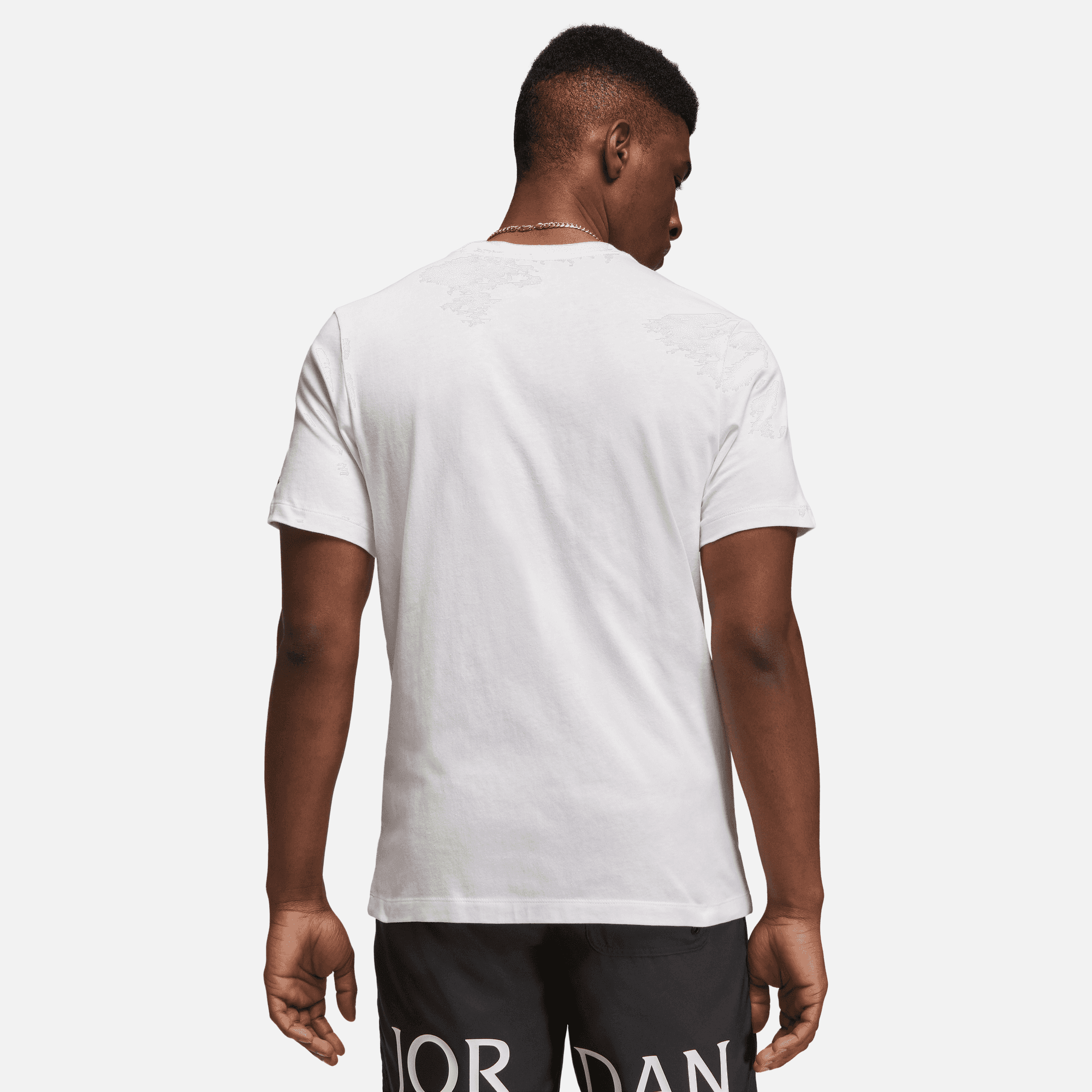 Air Jordan Air White Embroidered T-Shirt