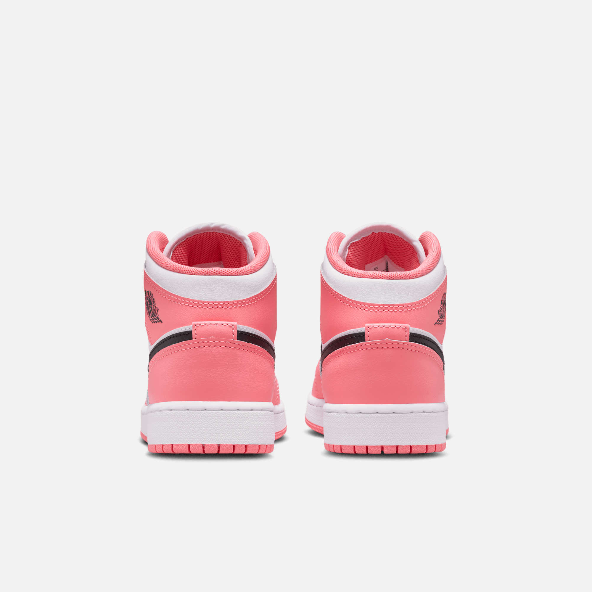 Air Jordan Big Kids' 1 Mid Pink Gaze (GS)