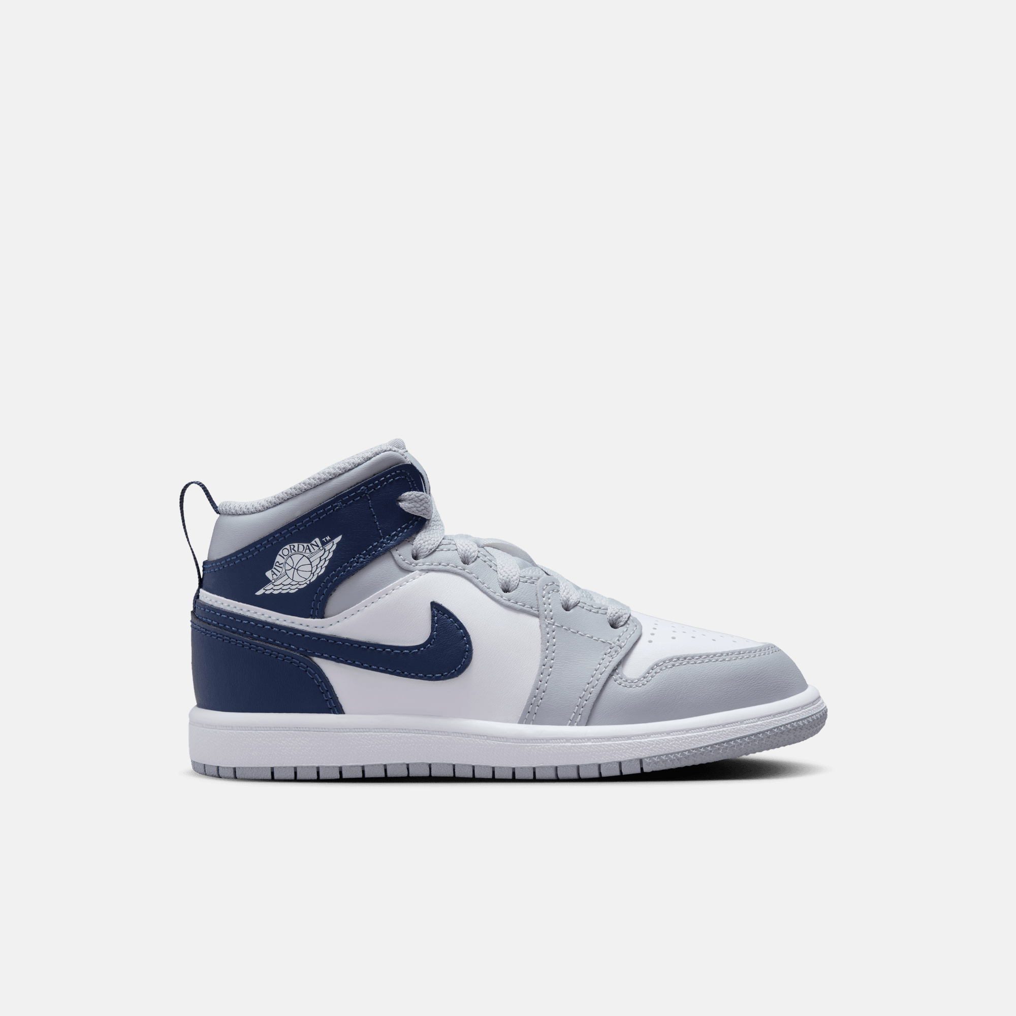 Jordan 1 Mid Wolf Grey Midnight Navy PS