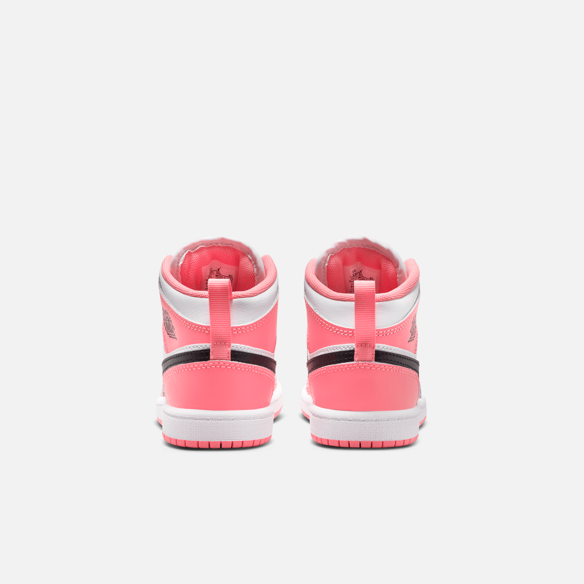 Air Jordan Kids' 1 Mid Pink Gaze (PS)