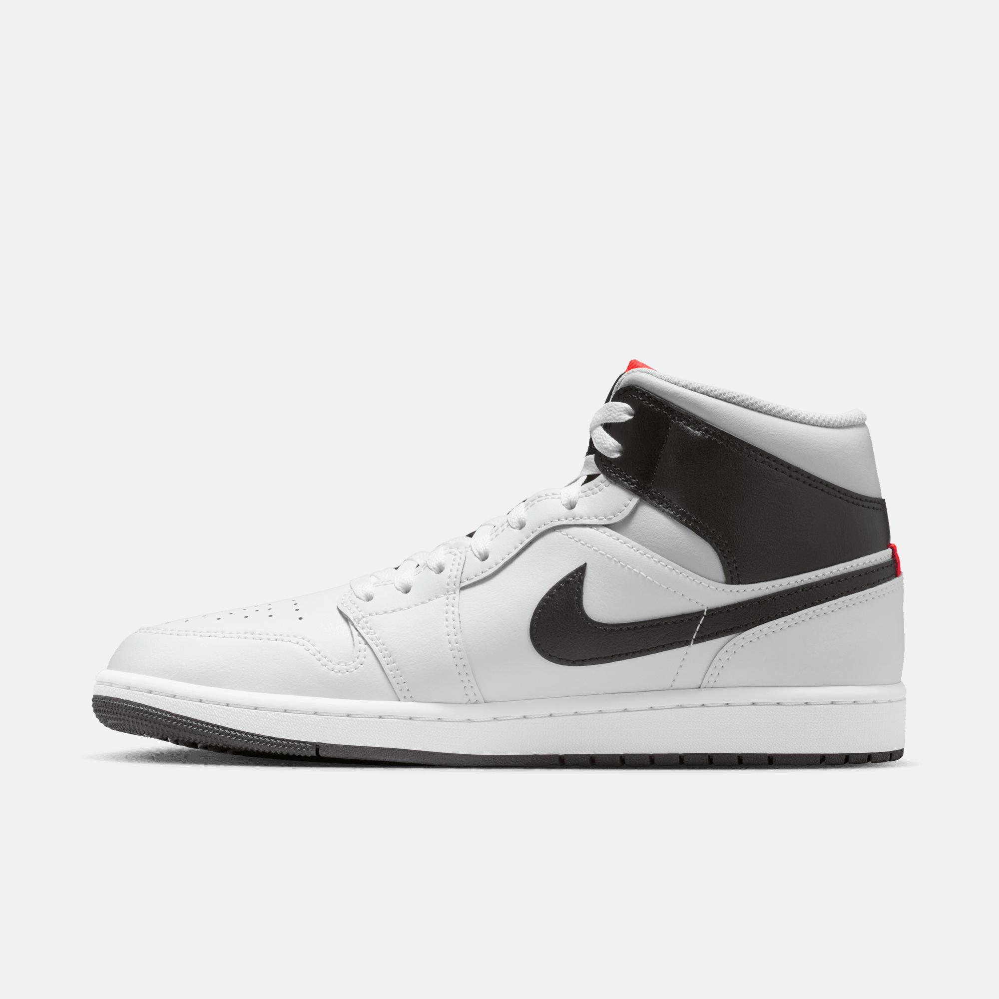 Air Jordan 1 Mid White Neutral Grey Infrared