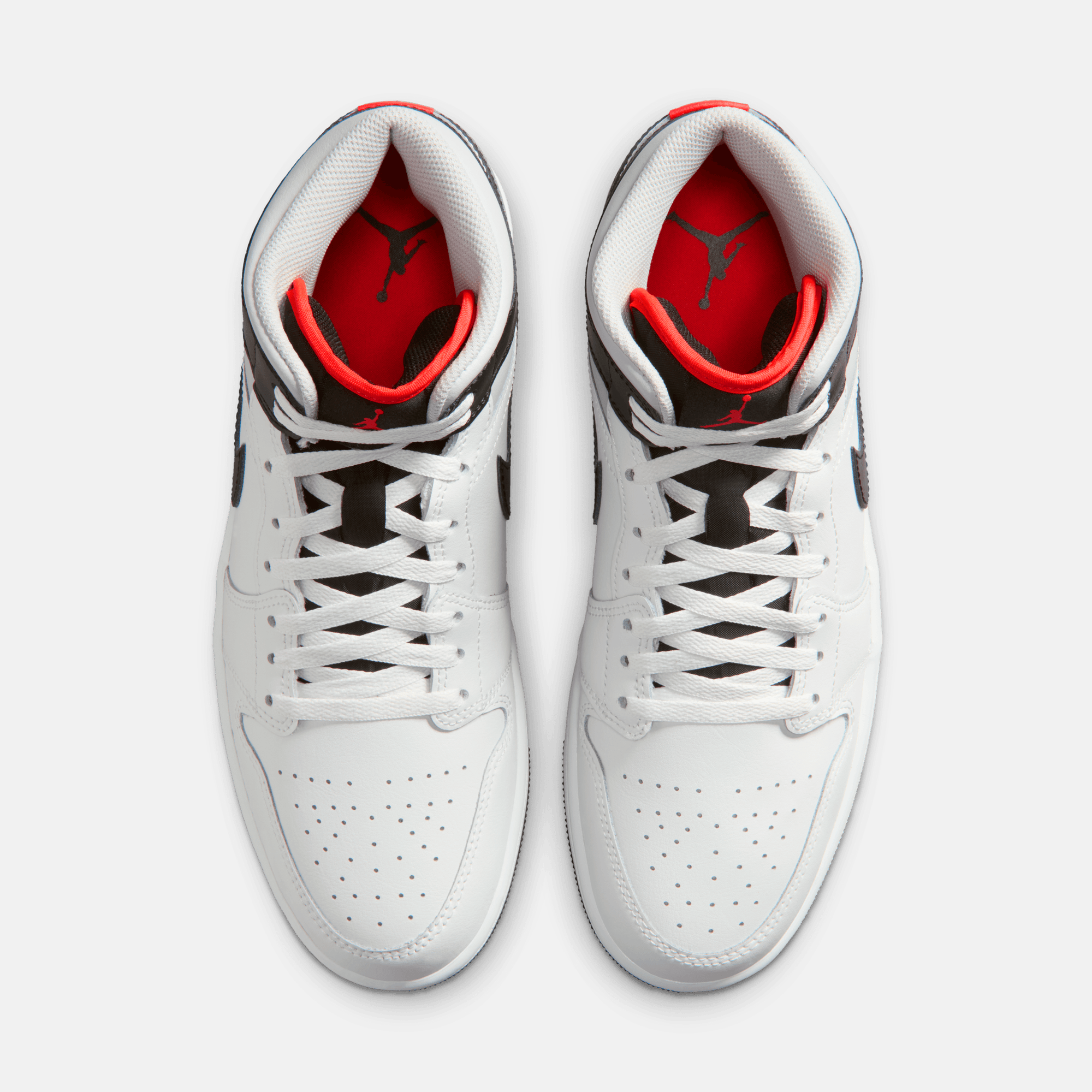 Air Jordan 1 Mid White Neutral Grey Infrared