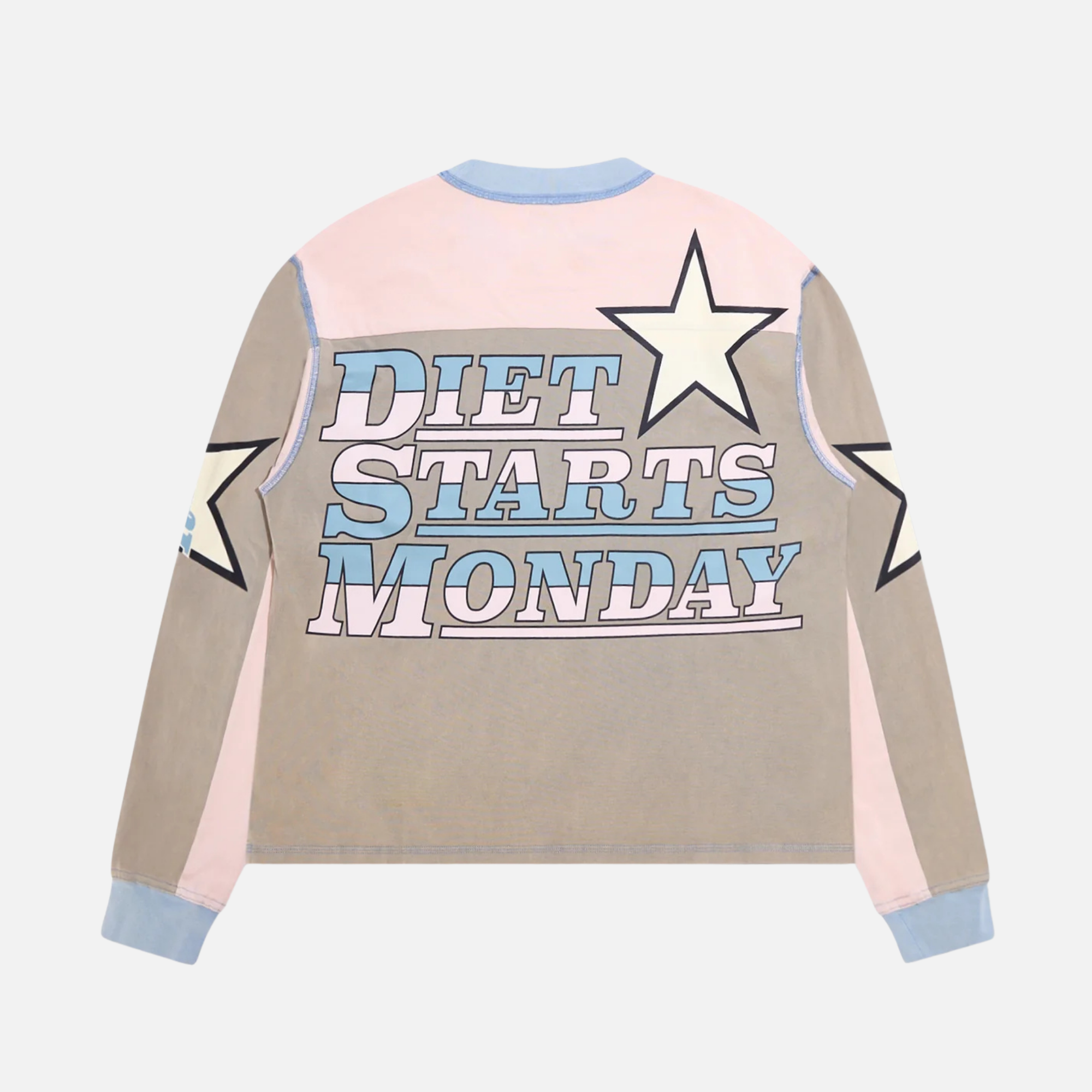 Diet Starts Monday Supercross Pink Grey Shirt