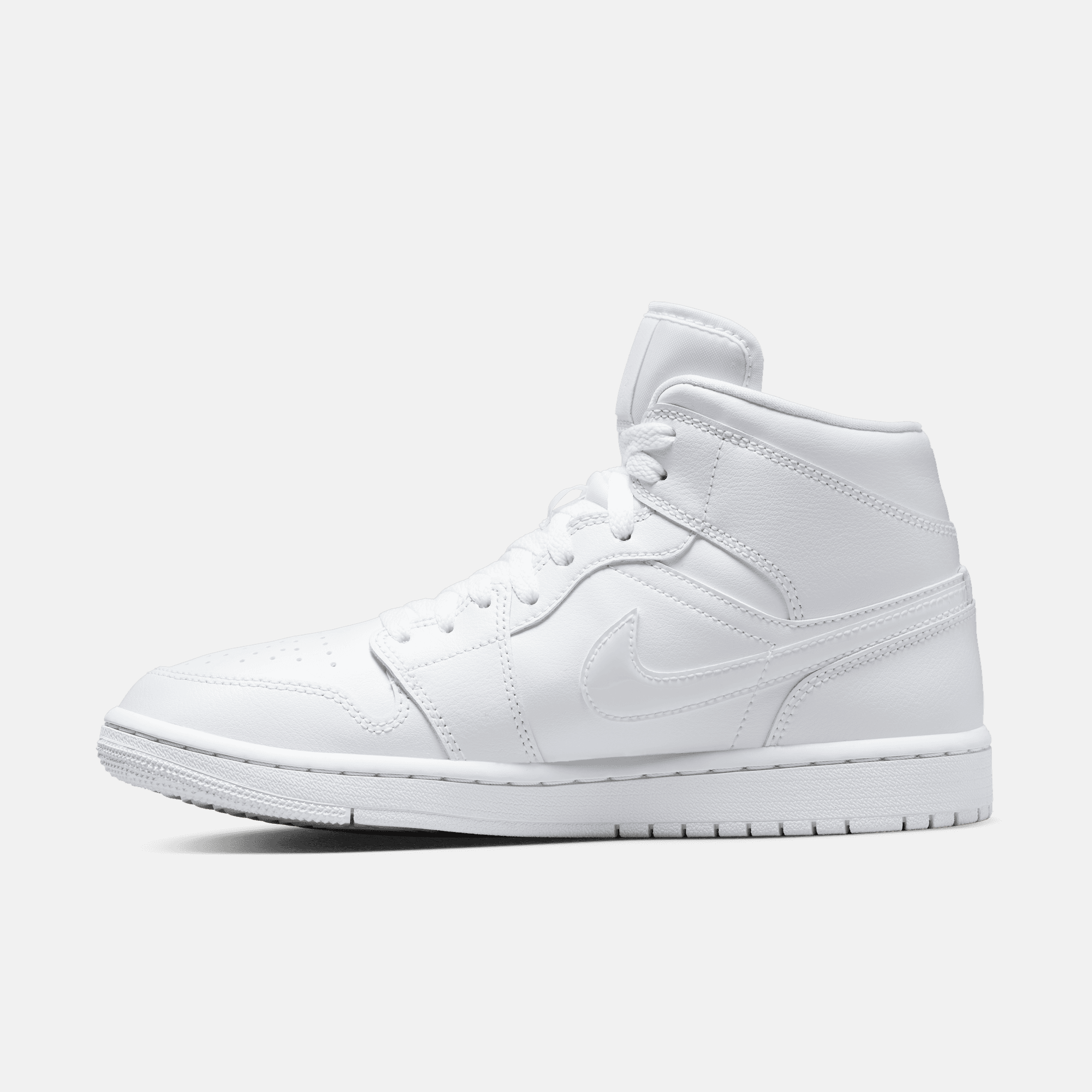 Air Jordan Women's 1 Mid Triple White