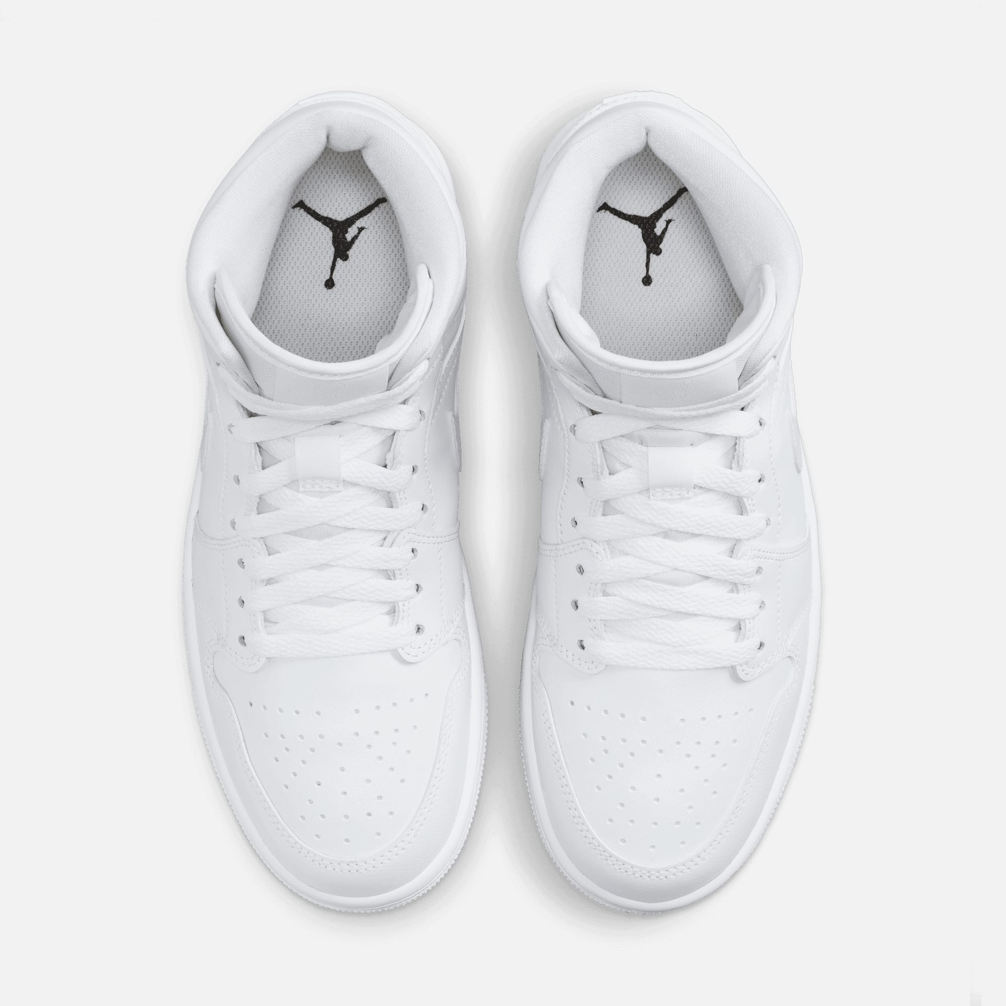 Air Jordan Women's 1 Mid Triple White