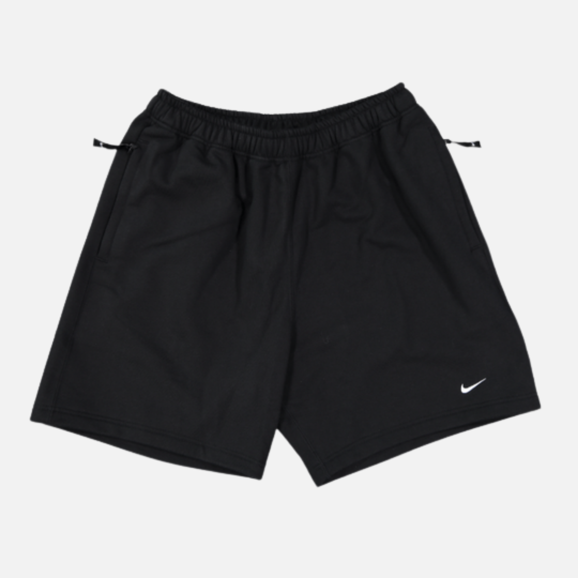 Nike Solo Swoosh Black French Terry Shorts