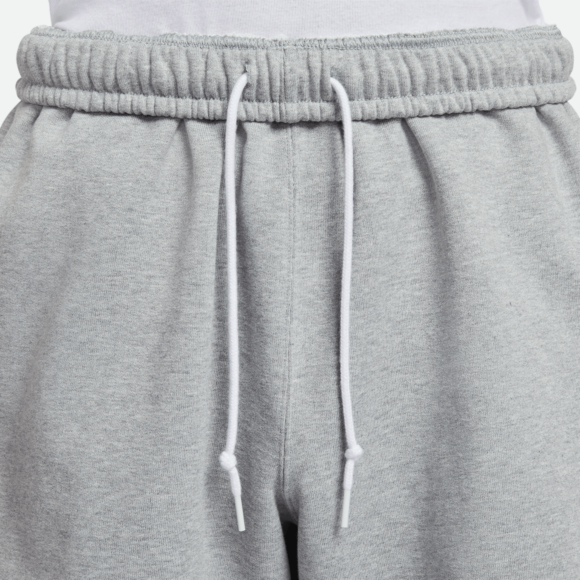Nike Solo Swoosh Grey French Terry Shorts