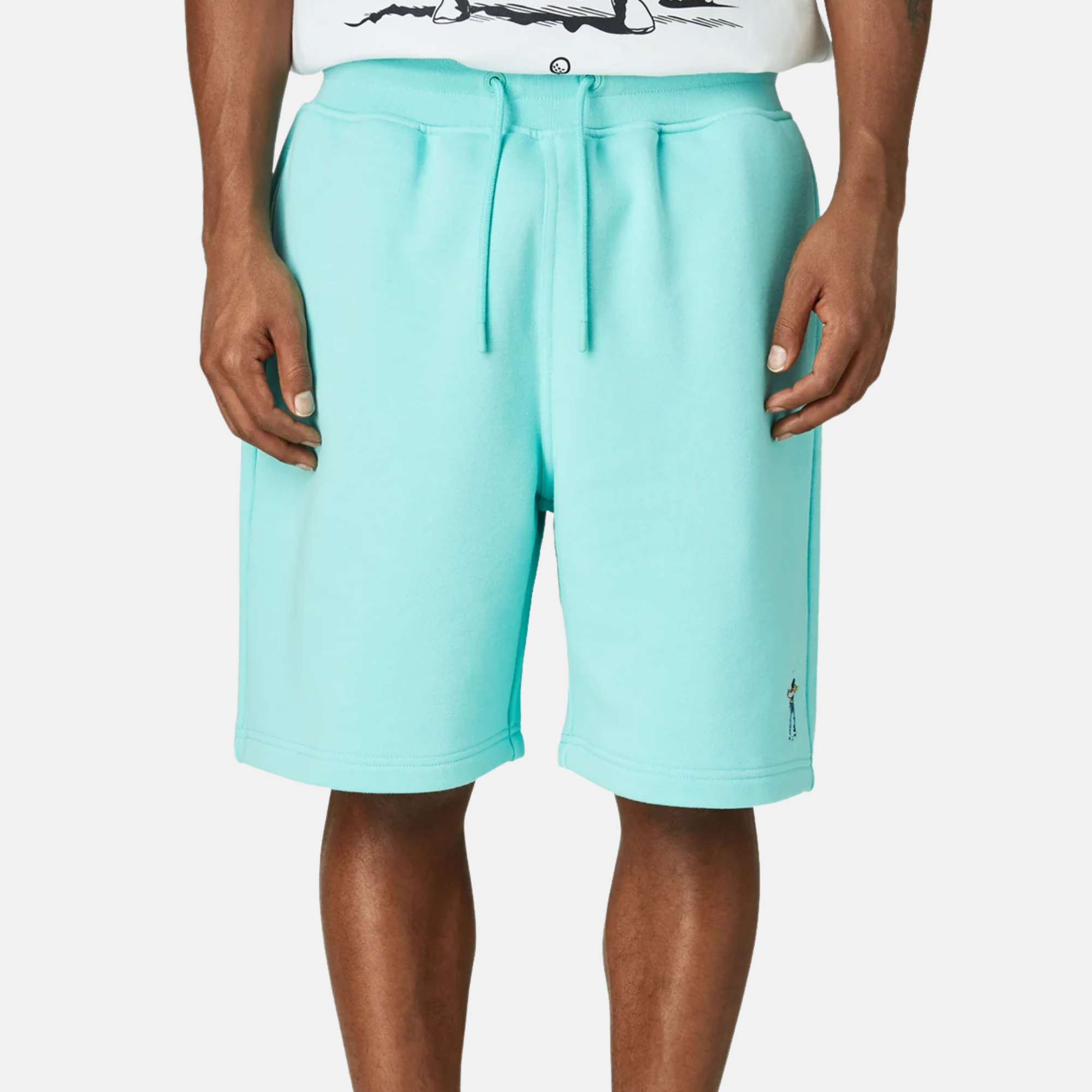 Eastside Golf Core Fleece Aqua Sky Shorts