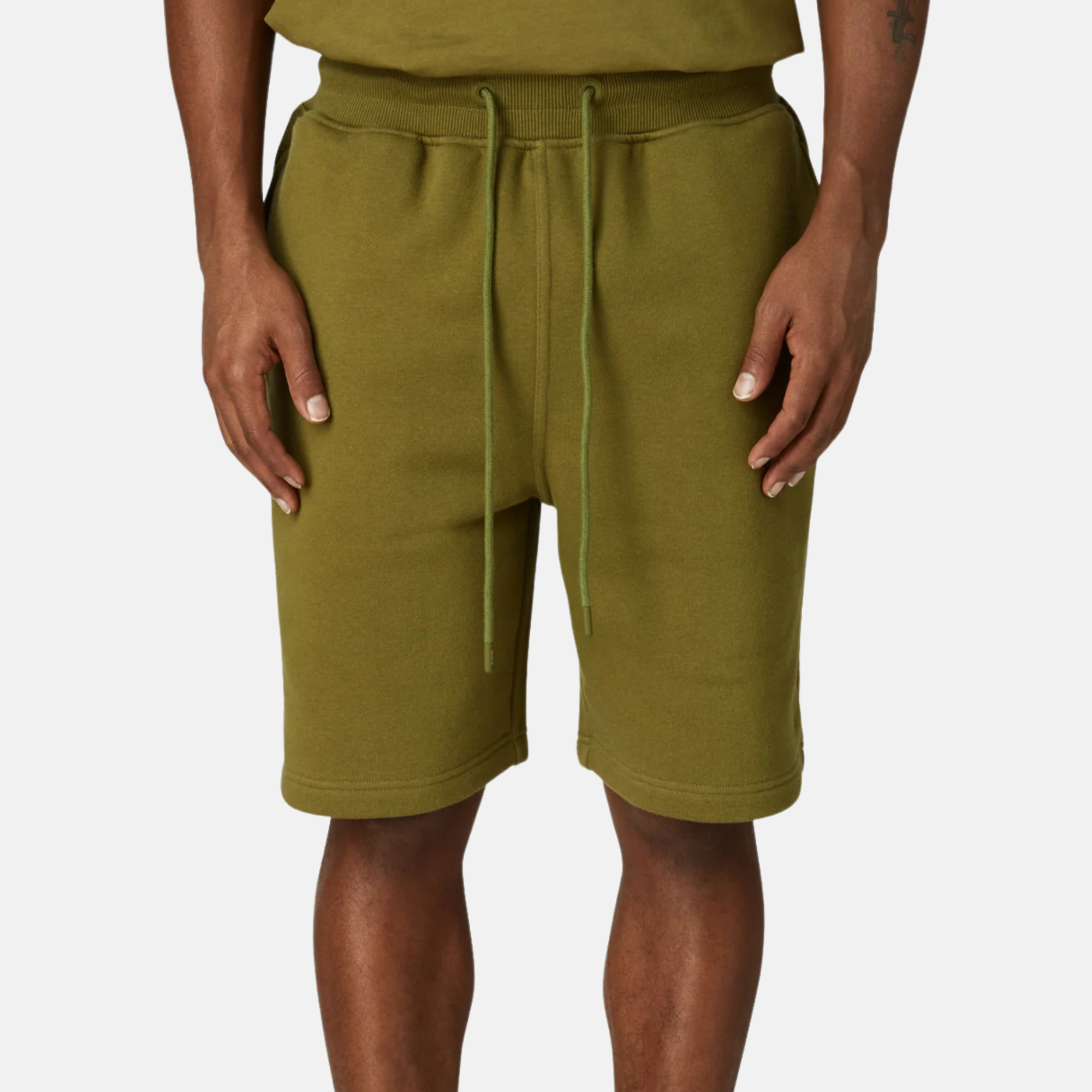 Eastside Golf Core Fleece Moss Green Shorts
