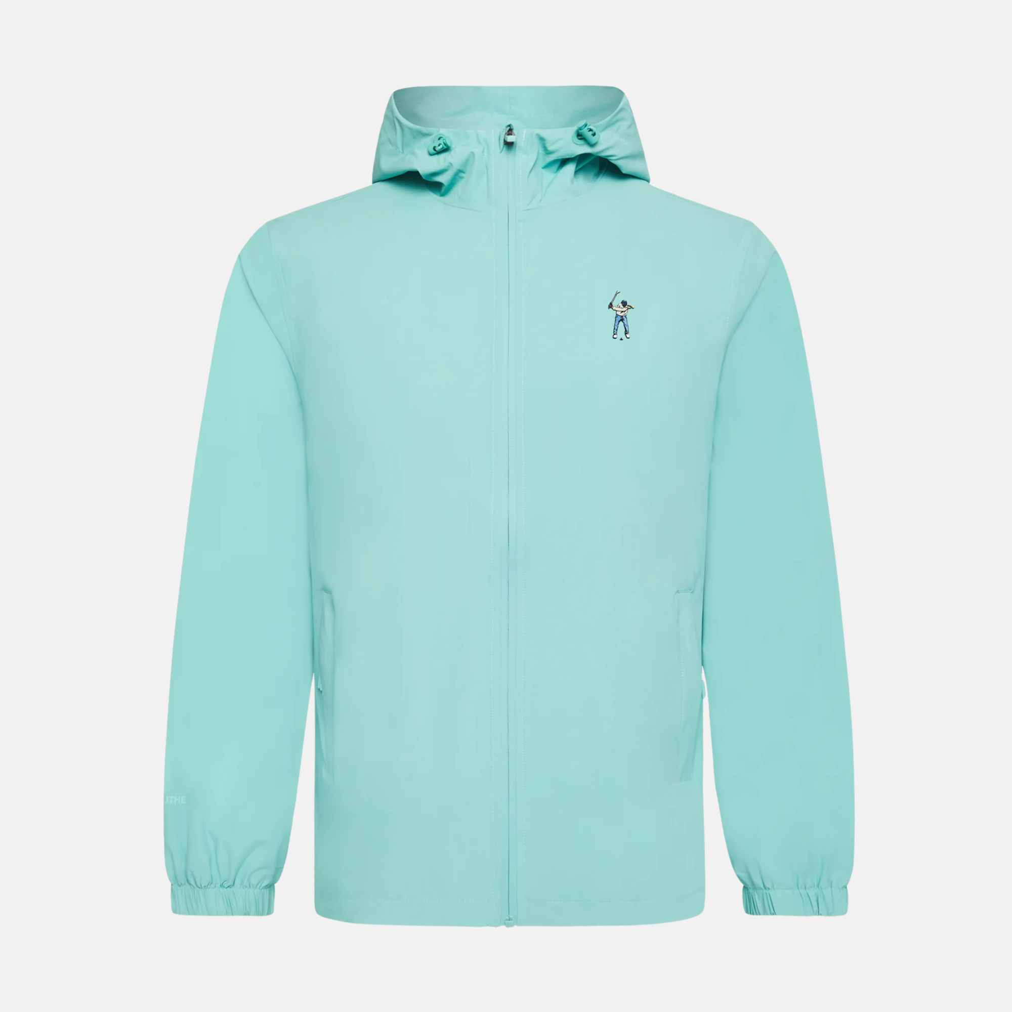 Eastside Golf Aqua Sky Shattered Swing Windbreaker Jacket