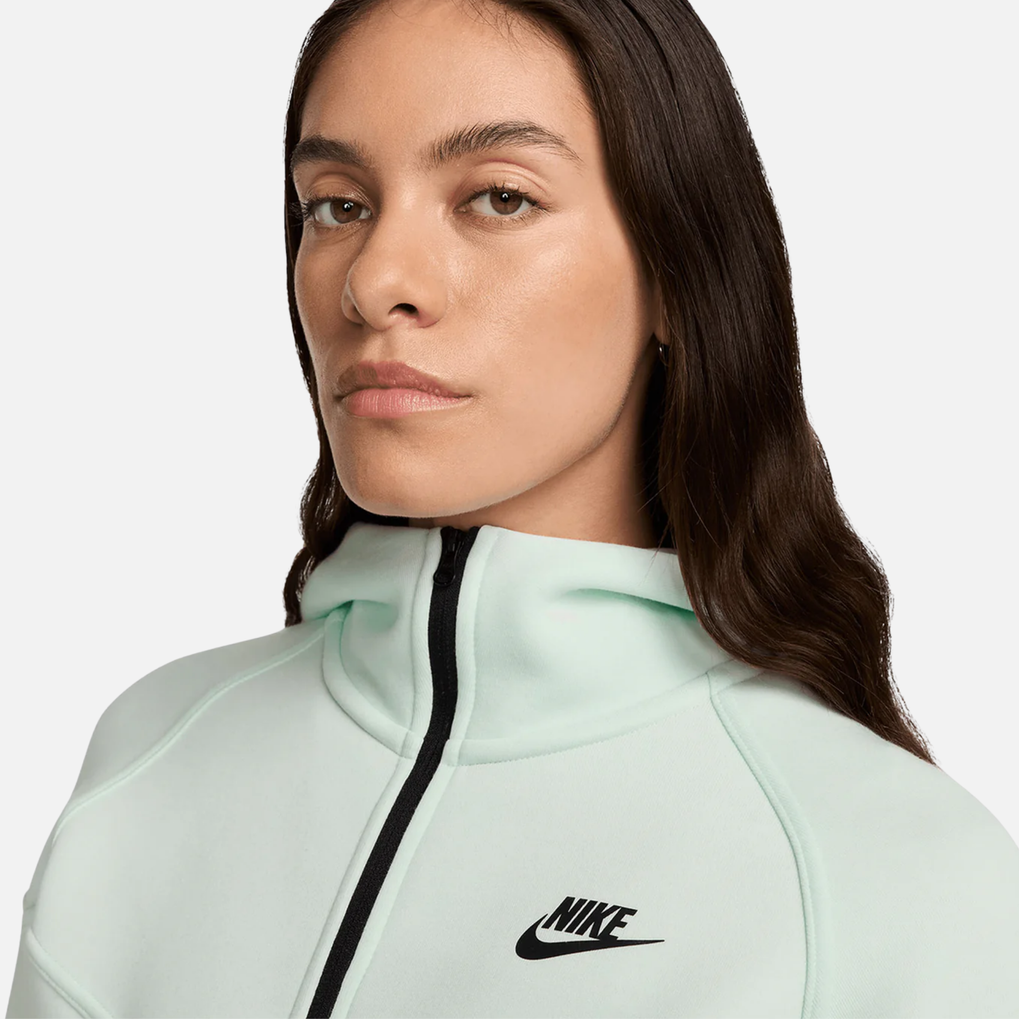 Nike Sportswear Tech Fleece Windrunner Women's Barely Green Full-Zip Hoodie