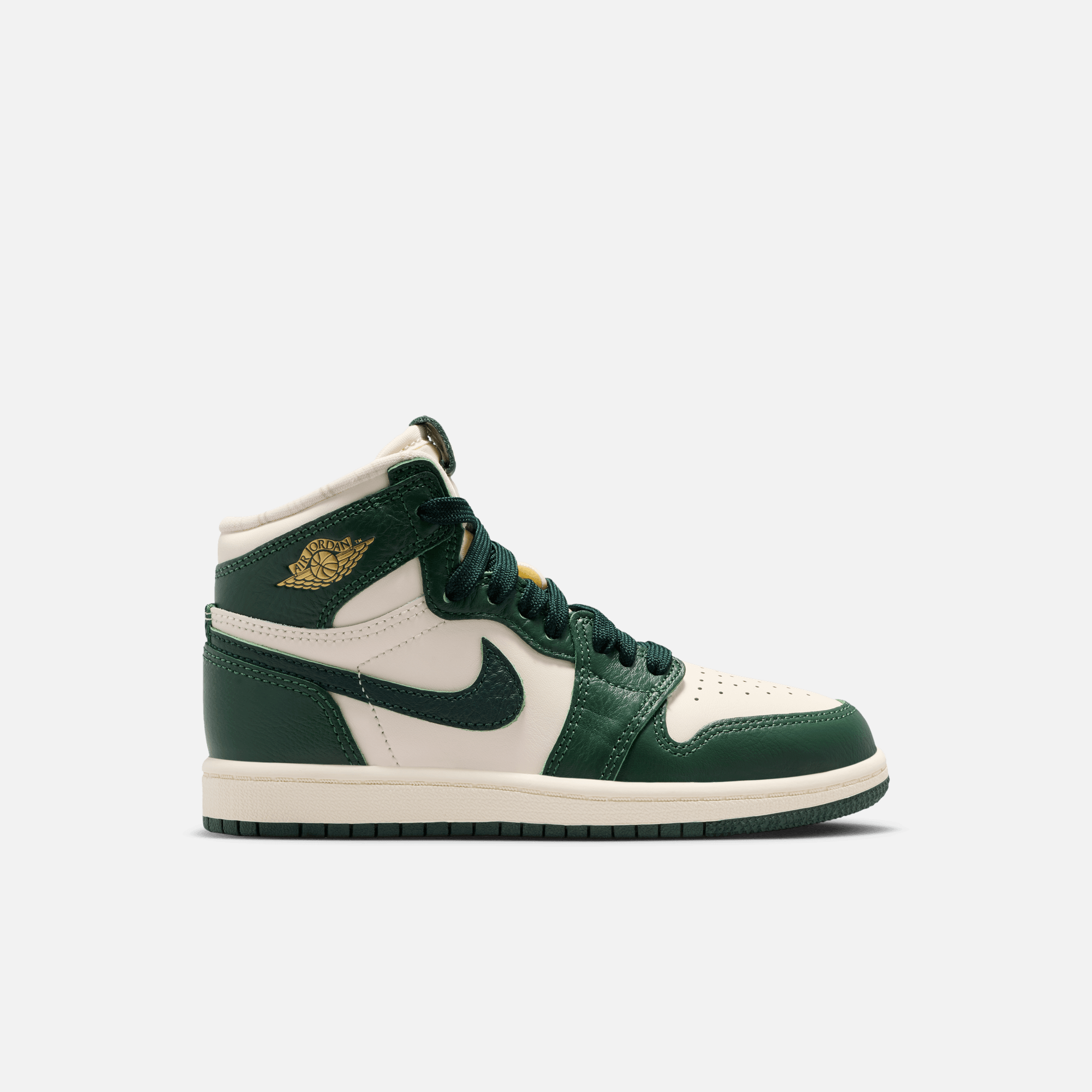 Air Jordan Kids' 1 Retro High OG Pro Green (PS)