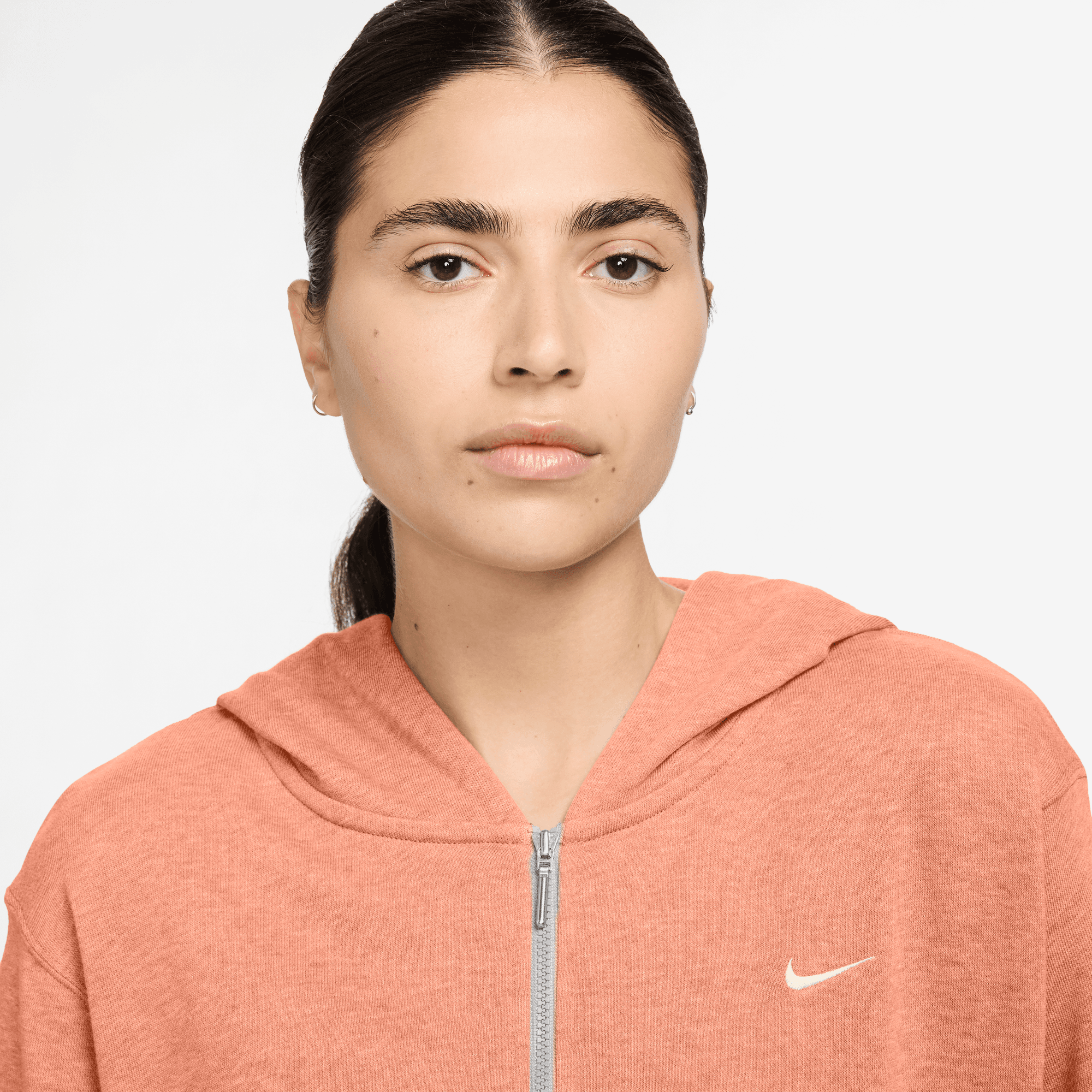 Nike Women's Sportswear Apricot Chill Terry Full-Zip Hoodie