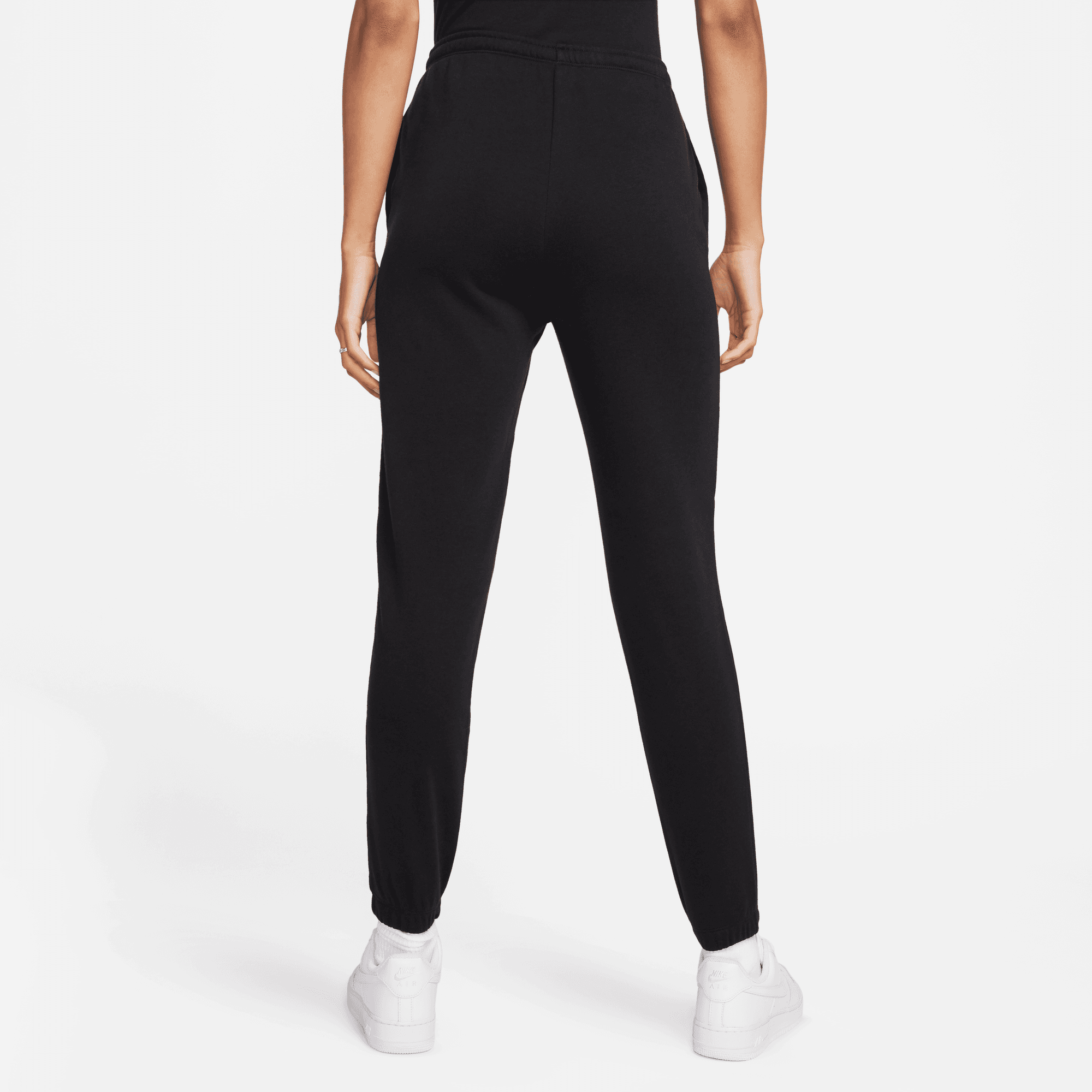 Nike Women's Sportswear Chill Terry Black Slim High-Waisted French Terry Sweatpants