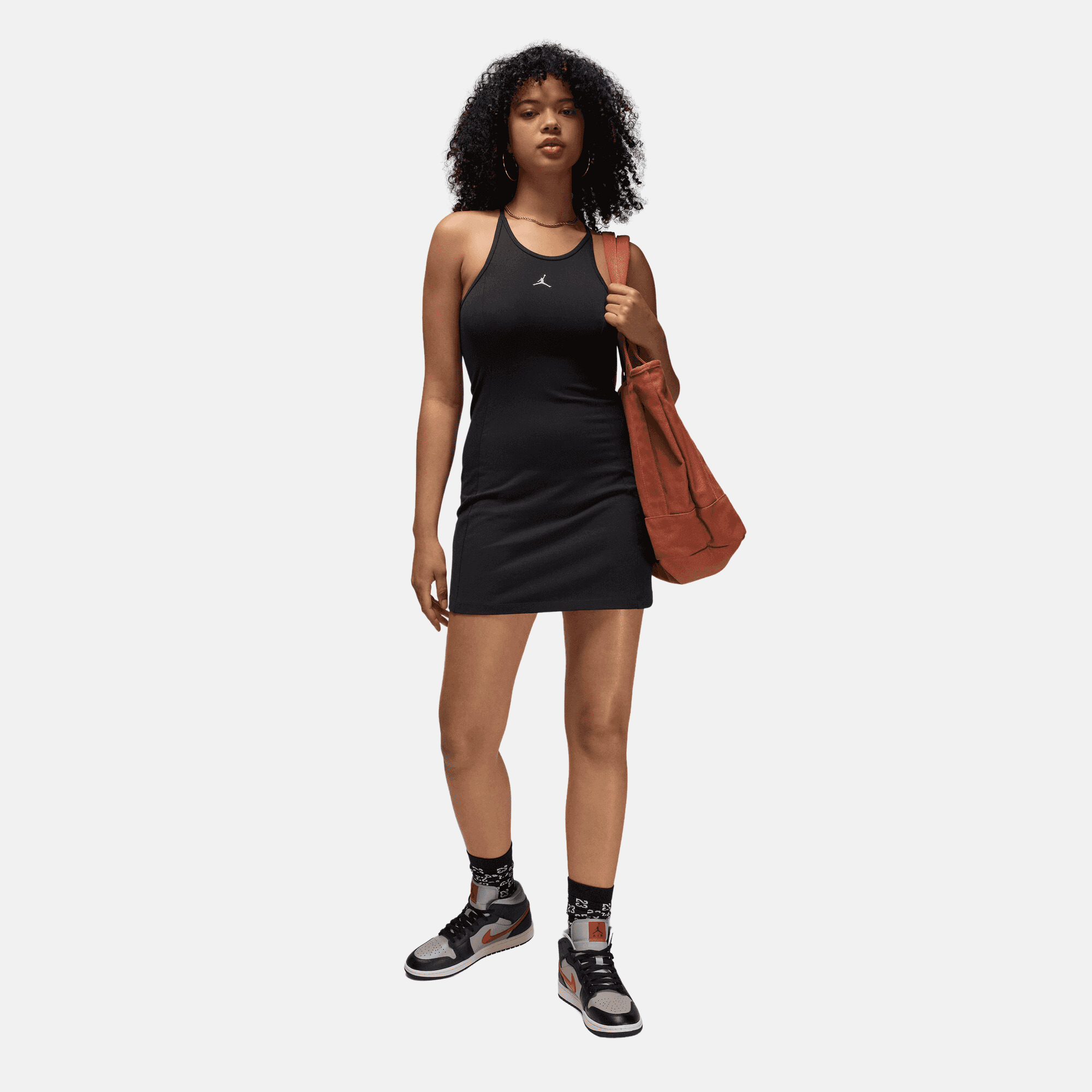 Air Jordan Women's Black Slim Knit Dress