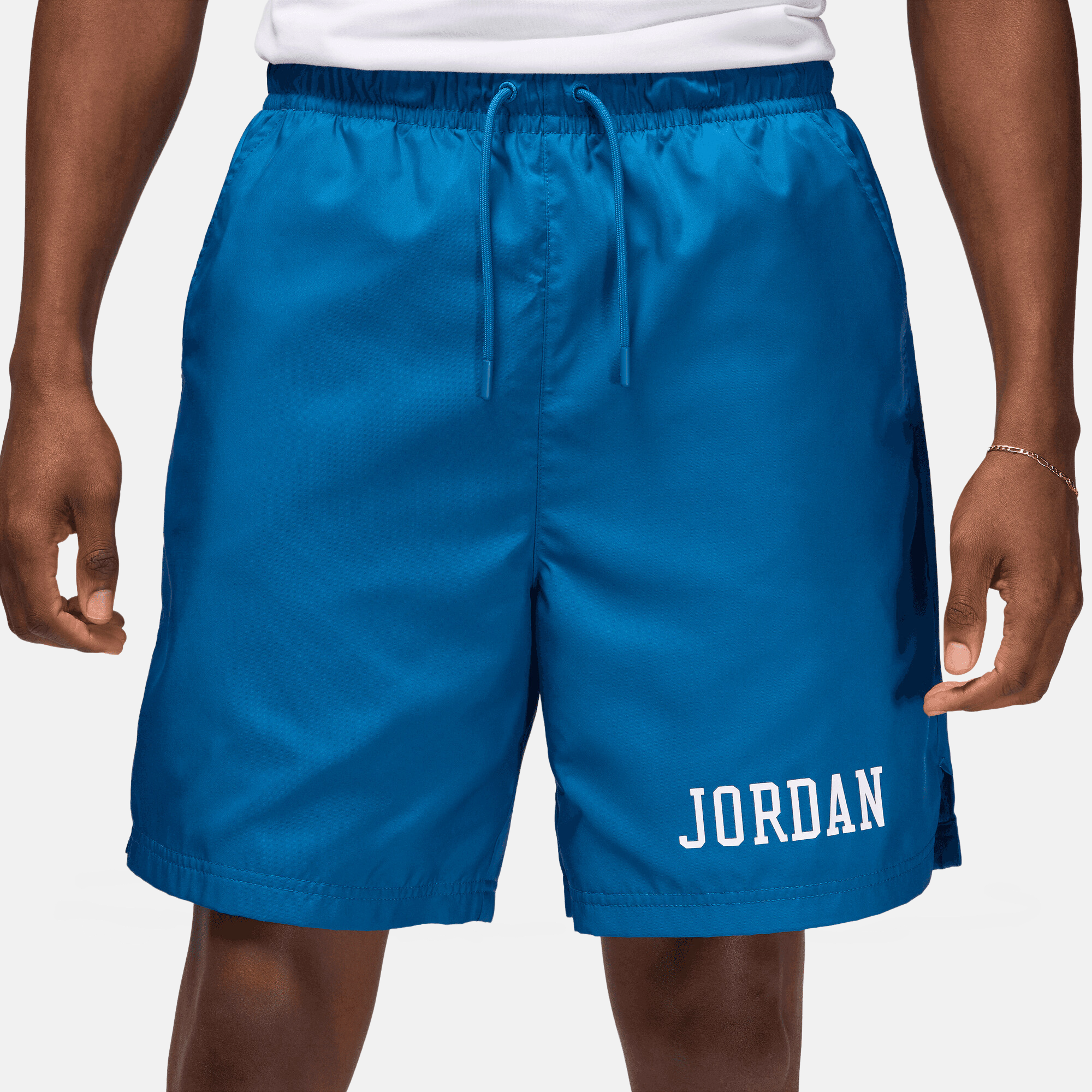 Red and blue jordan shorts shop