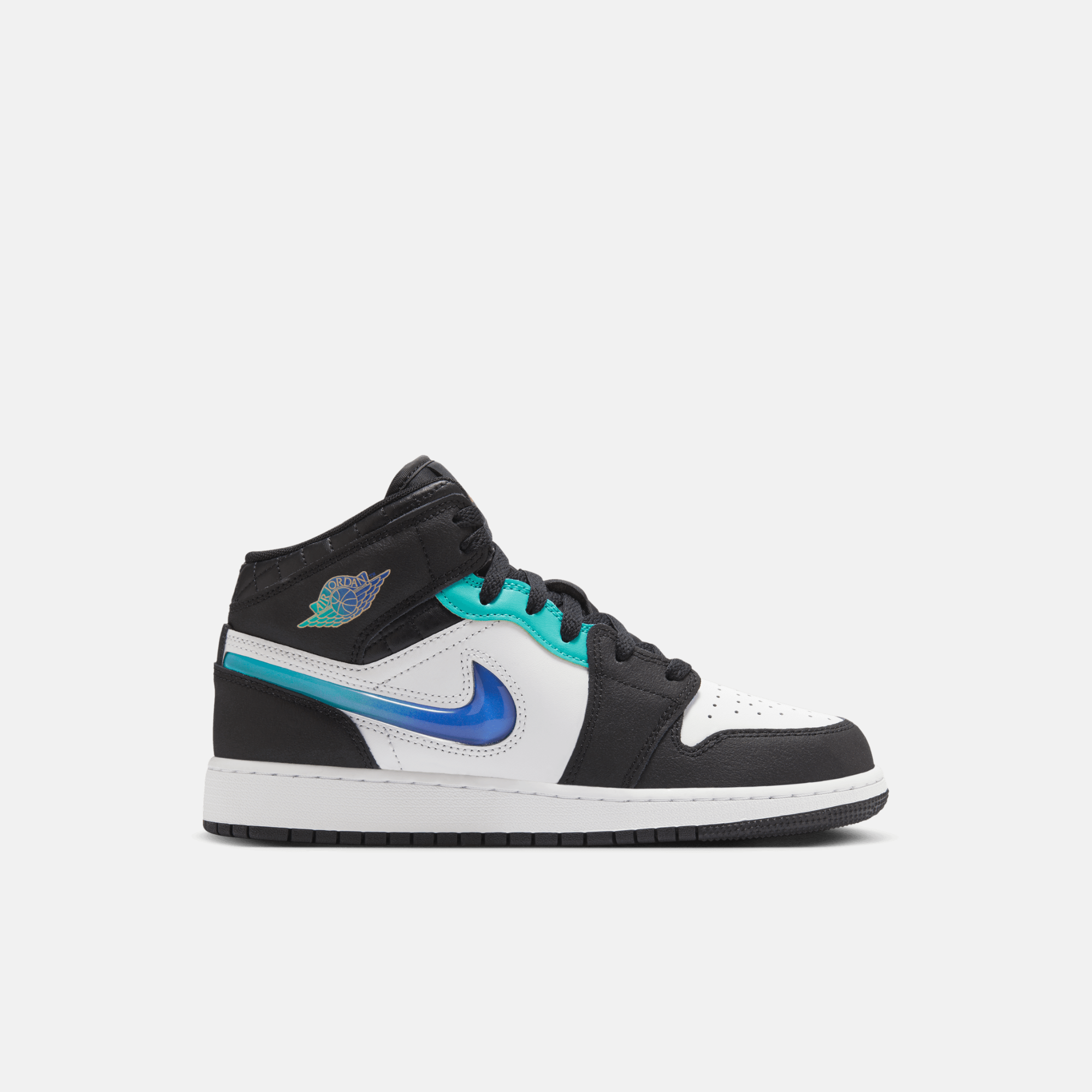 Jordan 1 Mid SE Little Kids Shoes Black