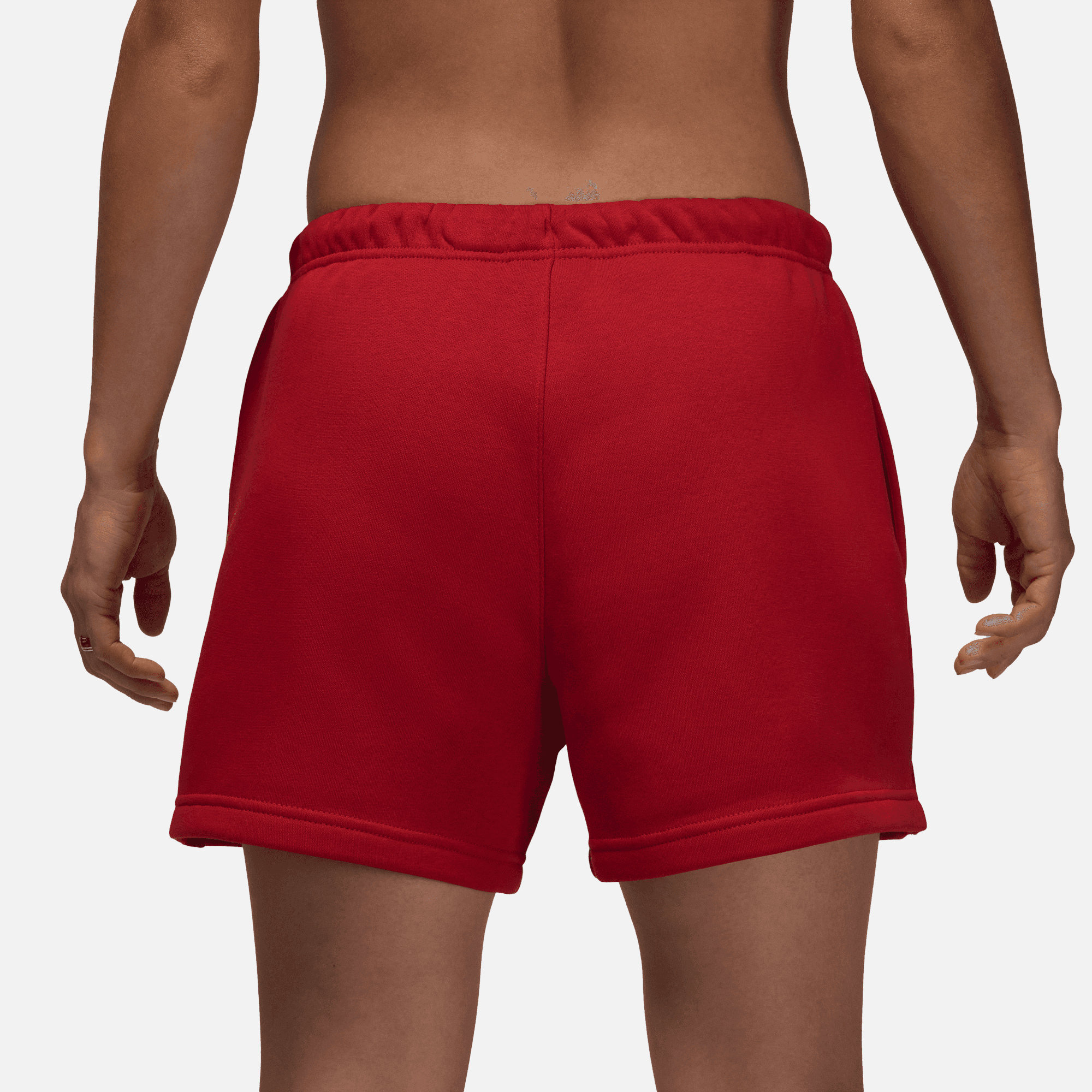 Air Jordan Women's Brooklyn Fleece Red Shorts