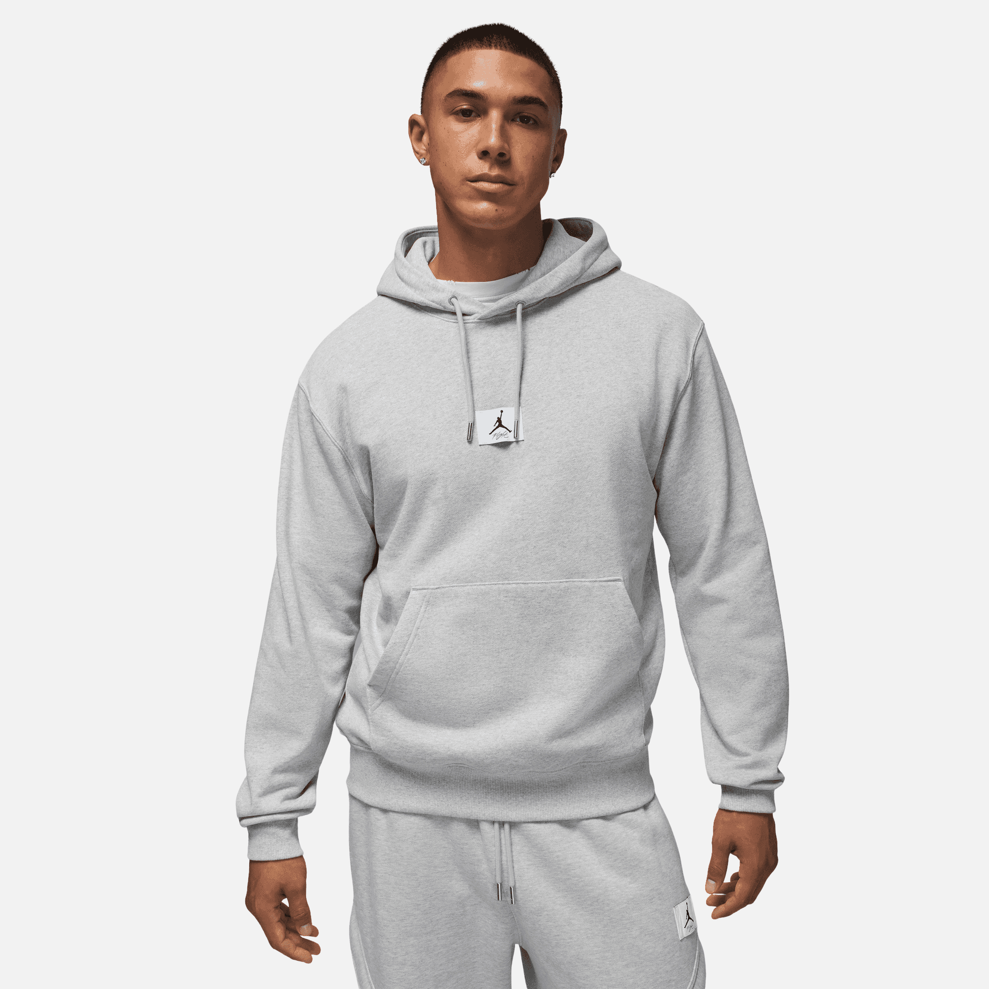 air jordan grey hoodie